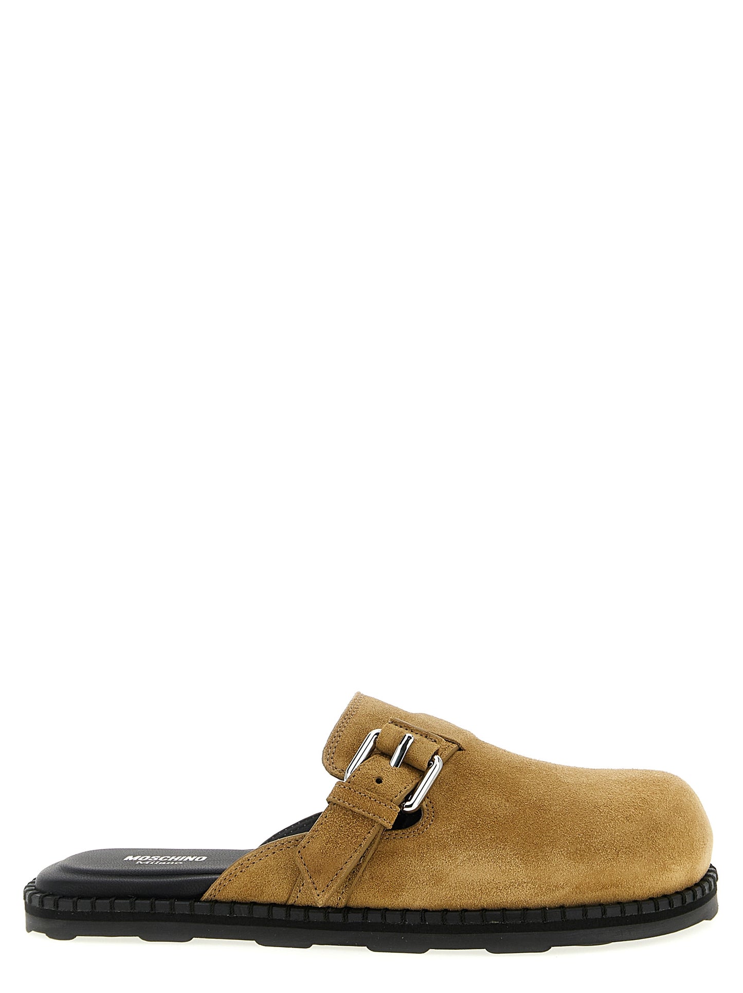 Moschino Women Suede Sabots MOSCHINO