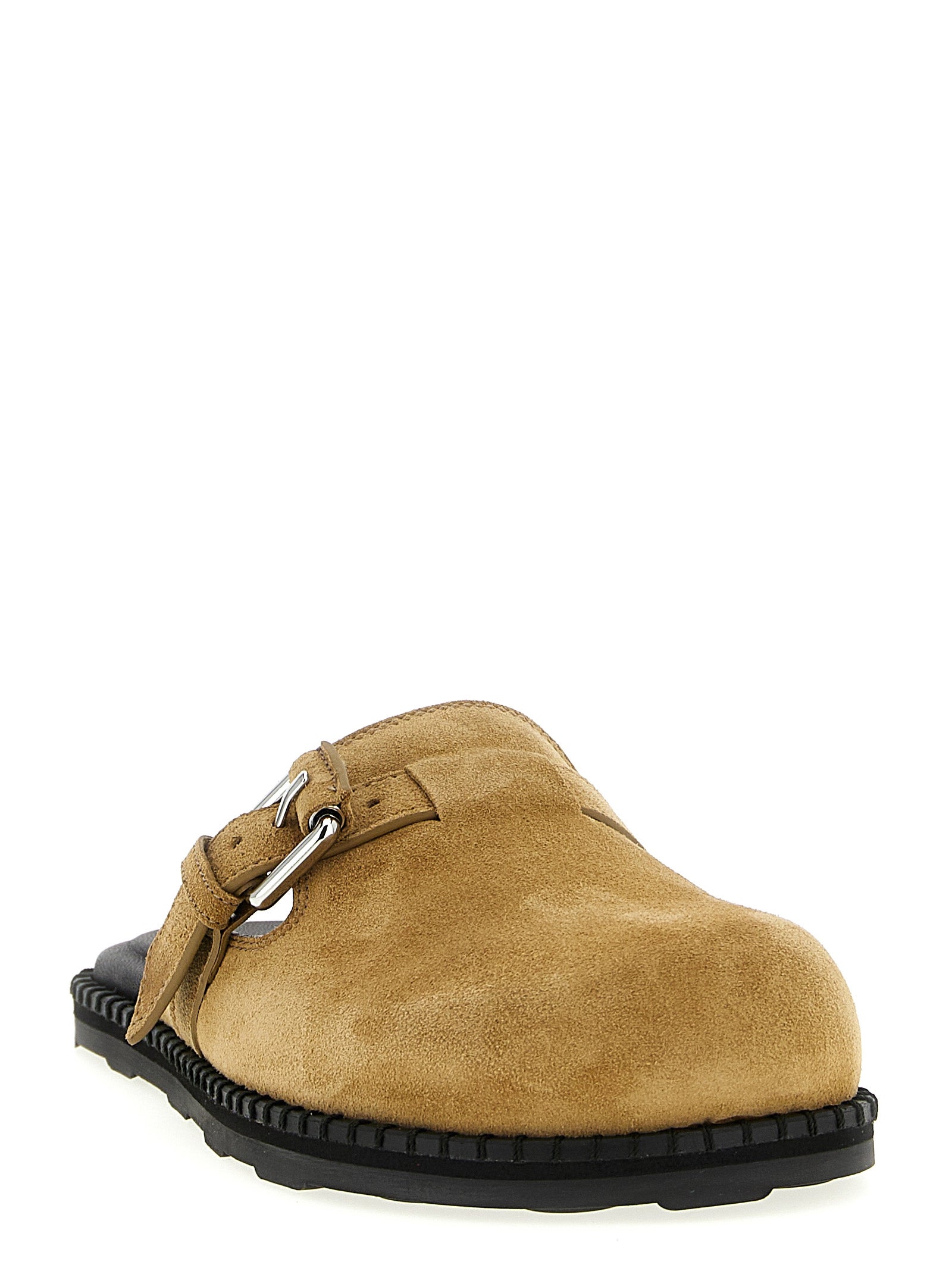 Moschino Women Suede Sabots MOSCHINO