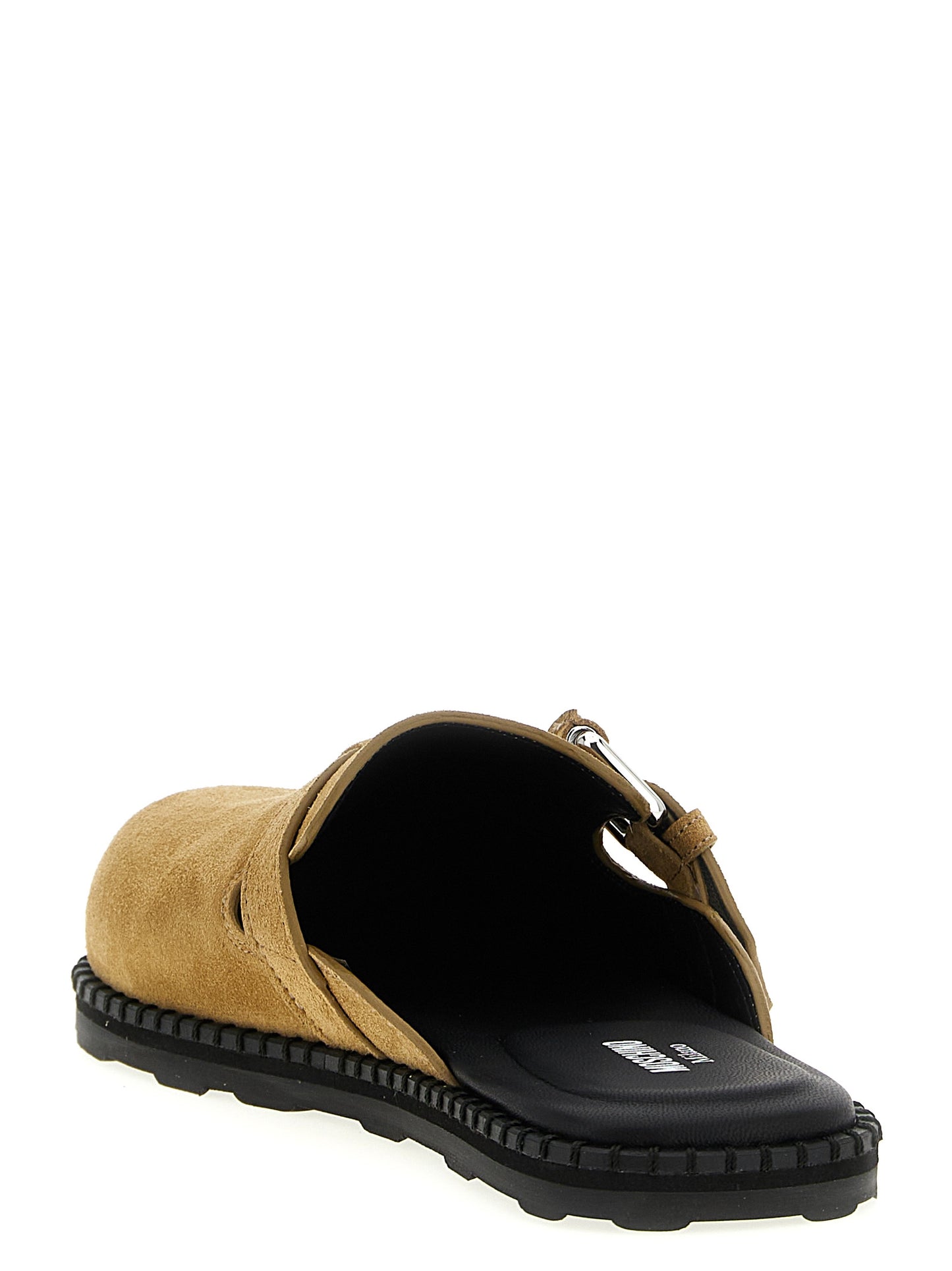 Moschino Women Suede Sabots MOSCHINO