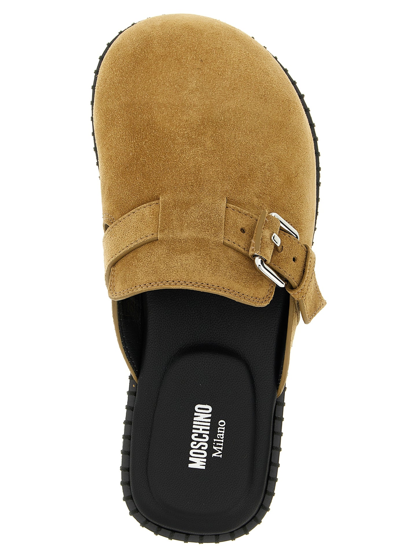 Moschino Women Suede Sabots MOSCHINO