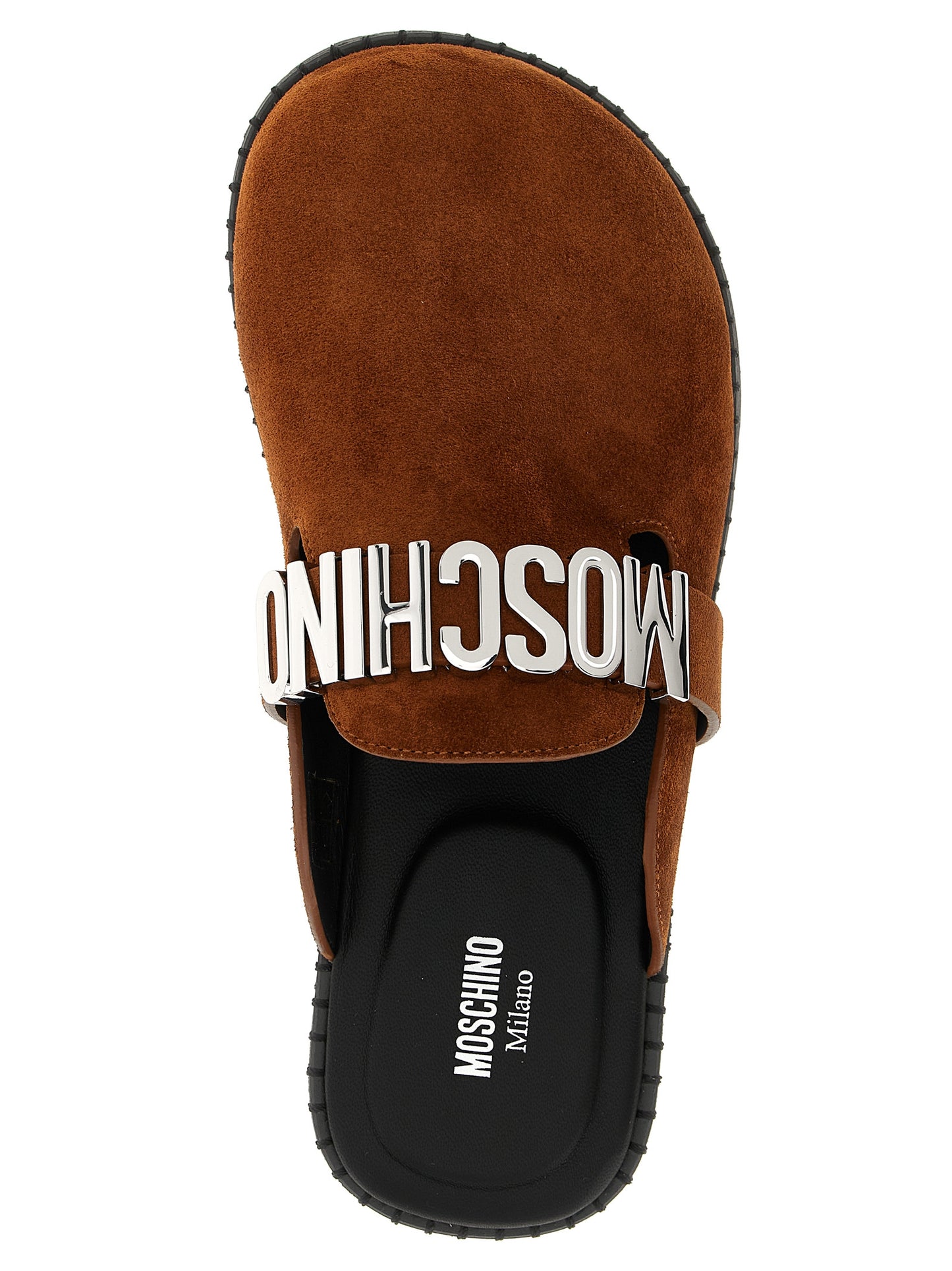Moschino Women Suede Sabots MOSCHINO