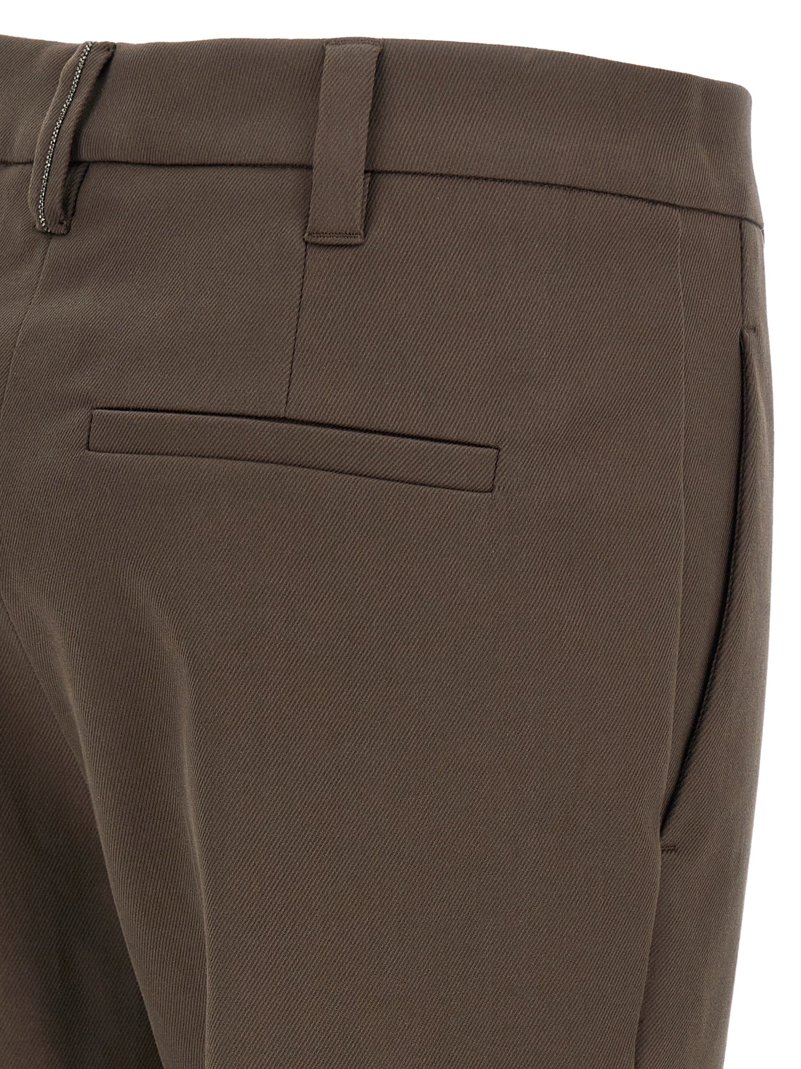 Brunello Cucinelli Women Cotton Trousers BRUNELLO CUCINELLI