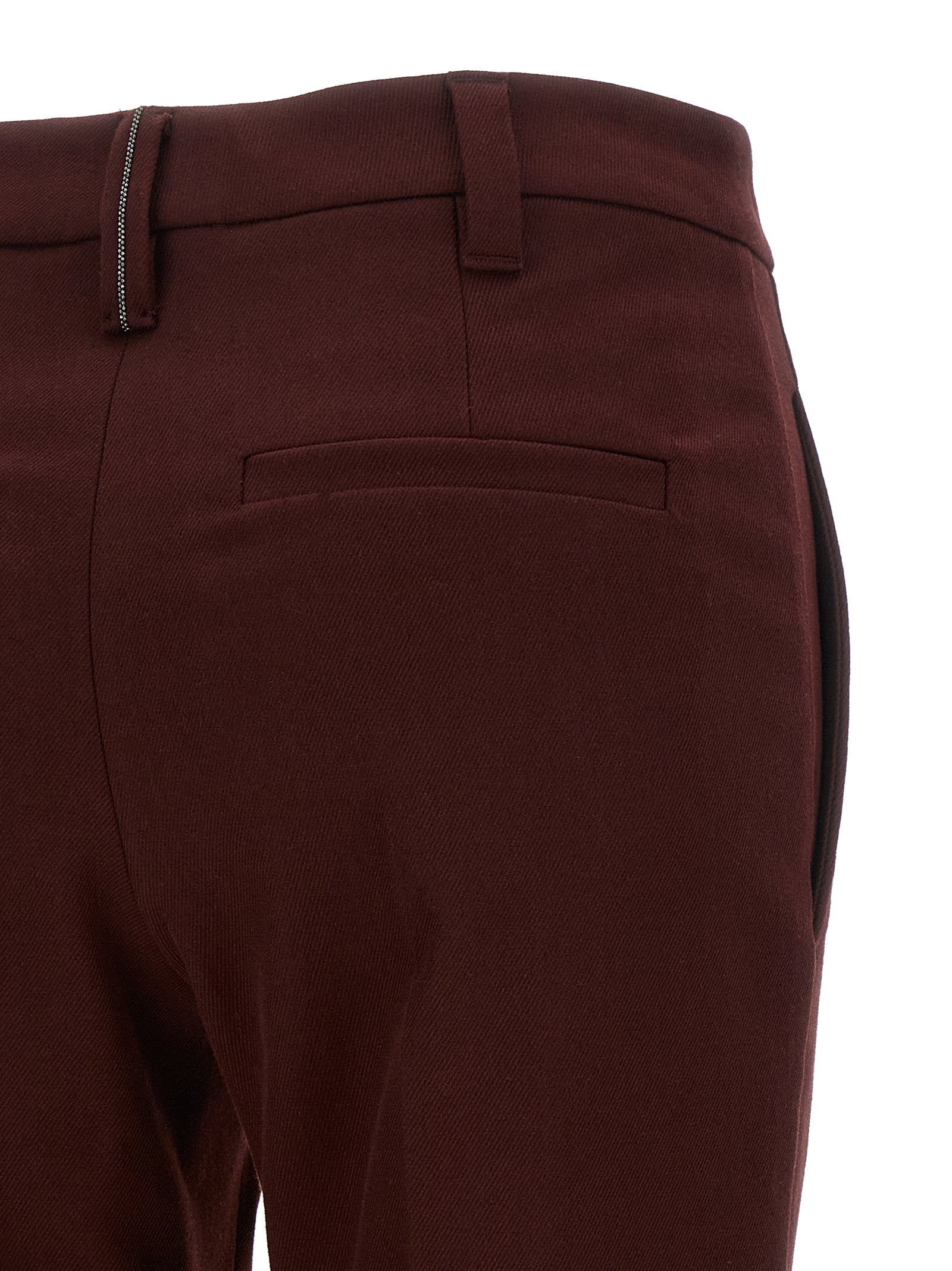 Brunello Cucinelli Women 'Monile' Detail Trousers BRUNELLO CUCINELLI