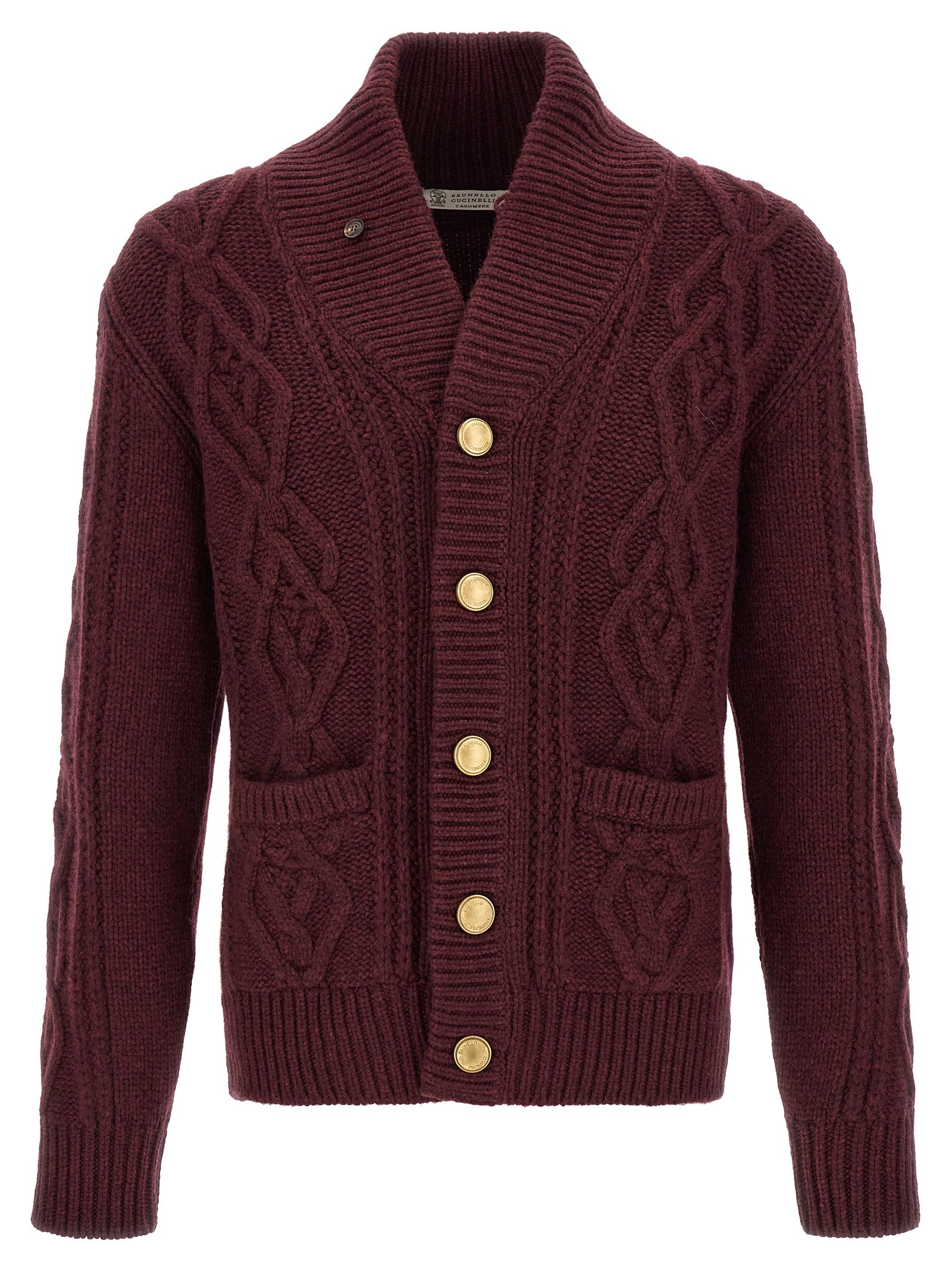 Brunello Cucinelli Men Cardigan Cashmere Piuma BRUNELLO CUCINELLI
