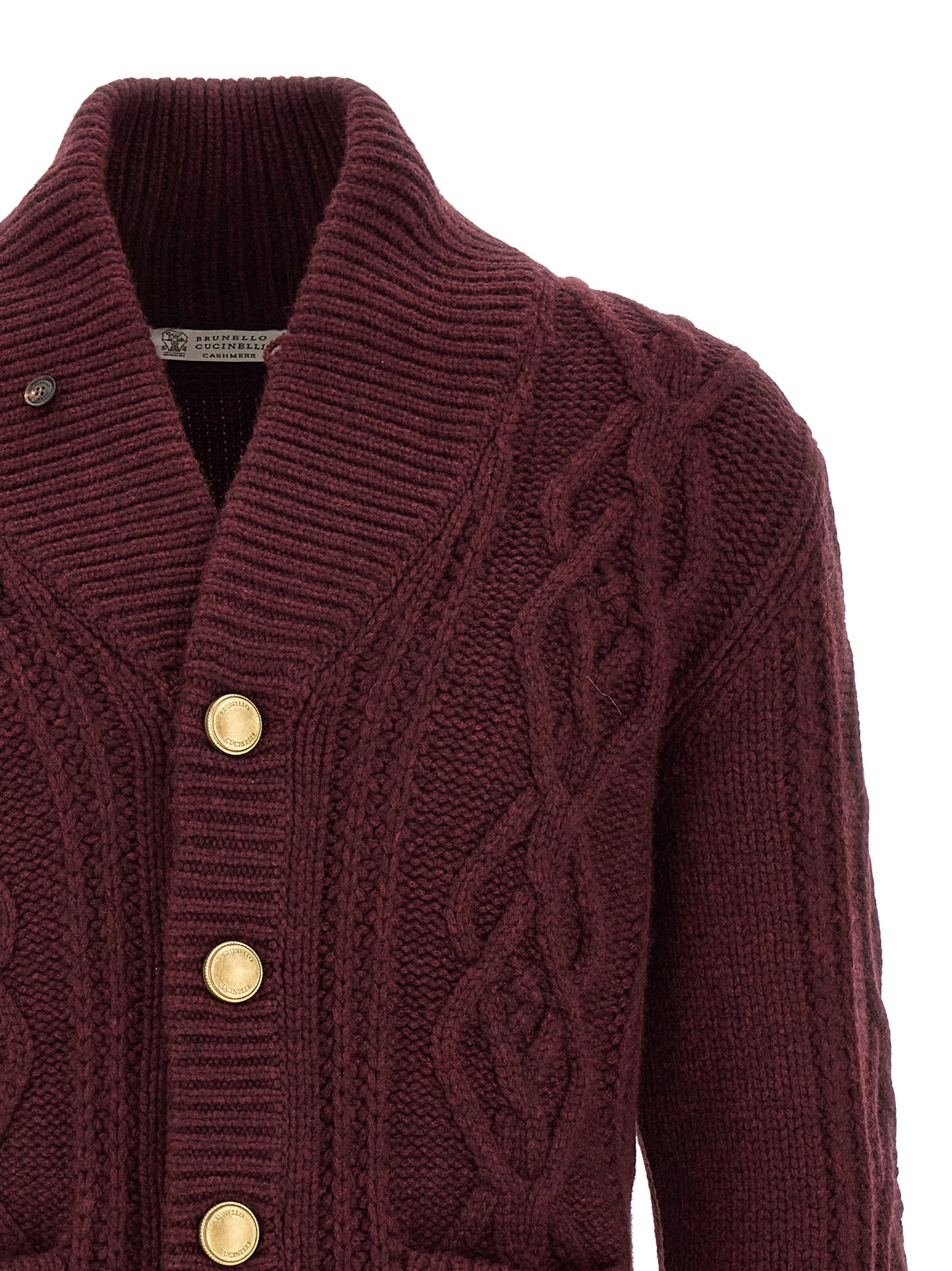 Brunello Cucinelli Men Cardigan Cashmere Piuma BRUNELLO CUCINELLI