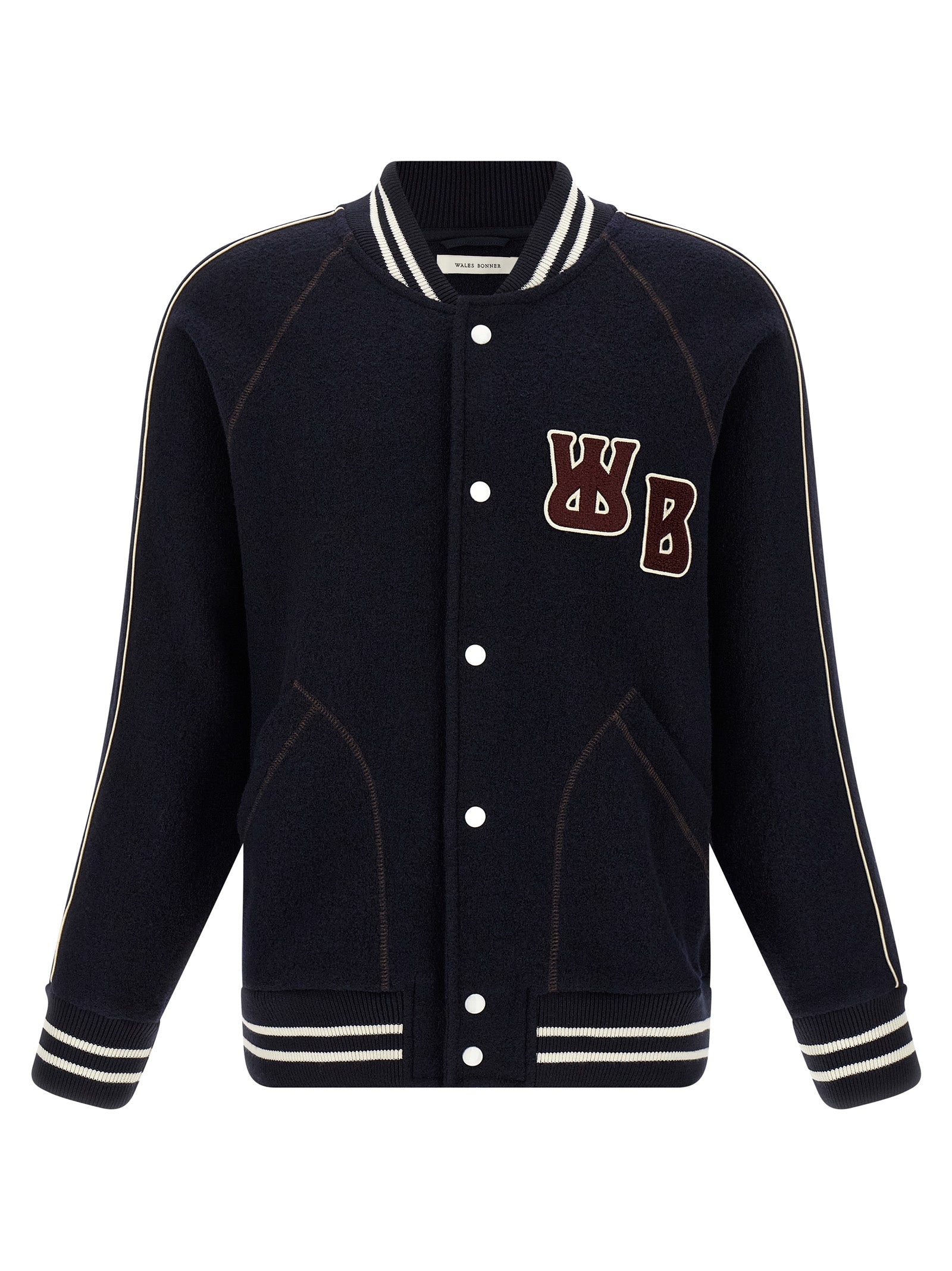 Wales Bonner Men 'The October Varsity' Bomber Jacket WALES BONNER
