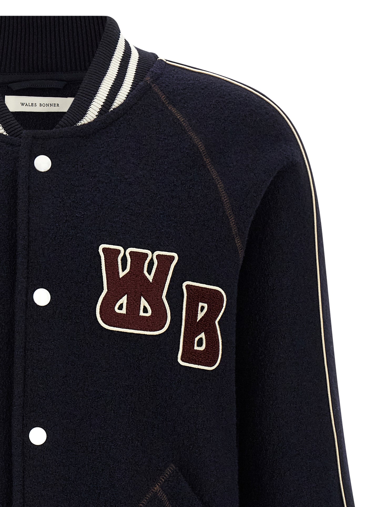 Wales Bonner Men 'The October Varsity' Bomber Jacket WALES BONNER