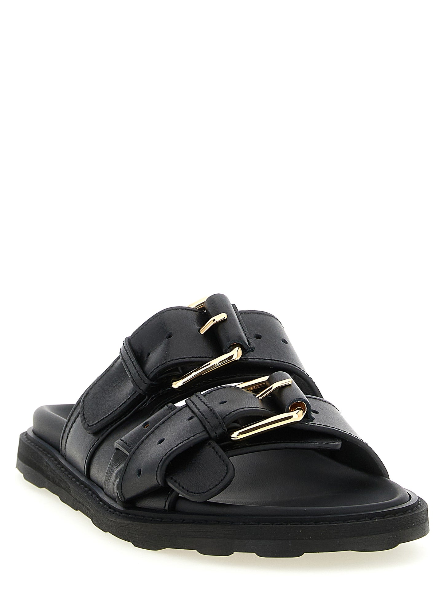 Moschino Women Double Strap Sandals MOSCHINO