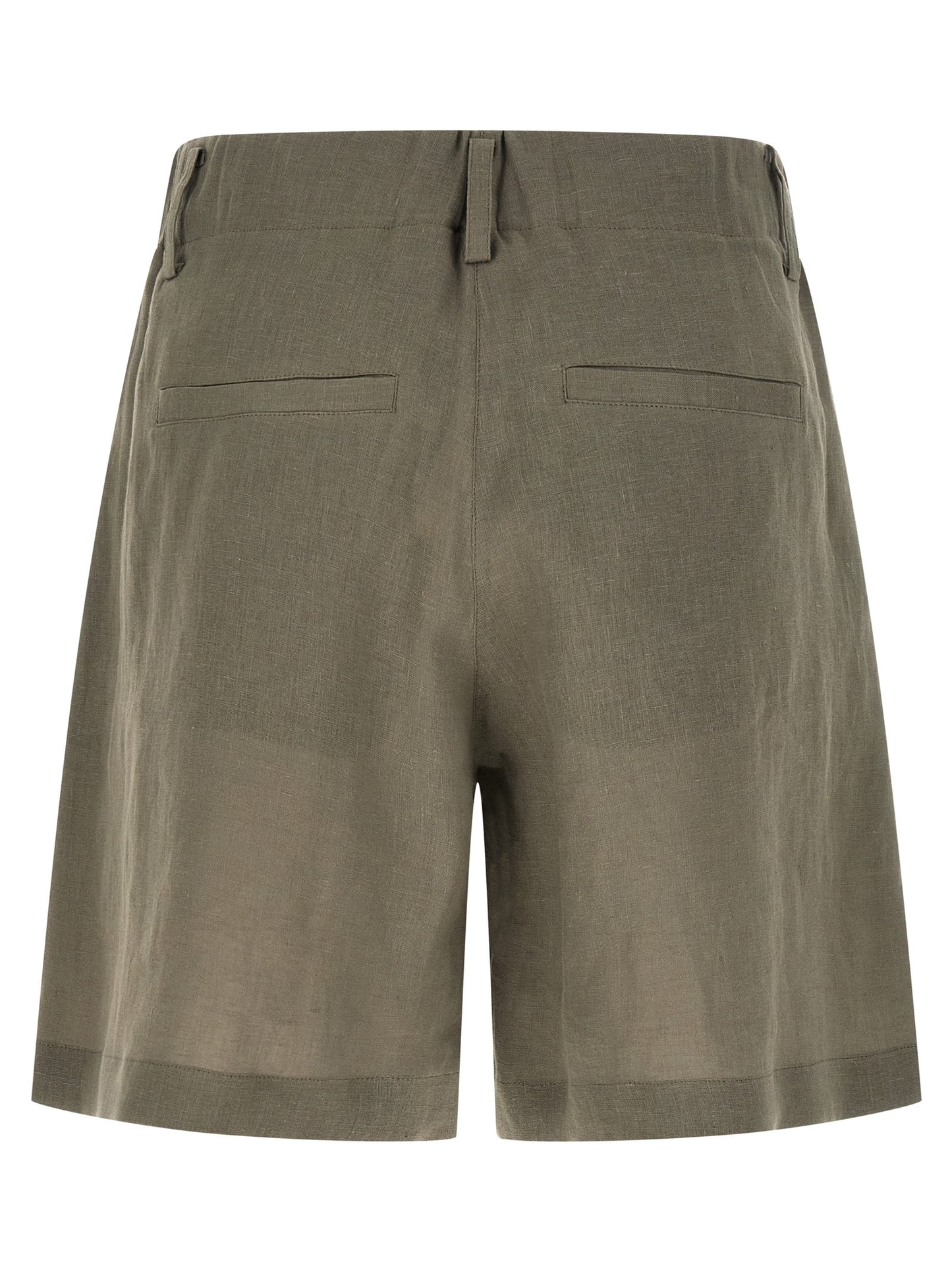 Brunello Cucinelli Women Linen Shorts BRUNELLO CUCINELLI
