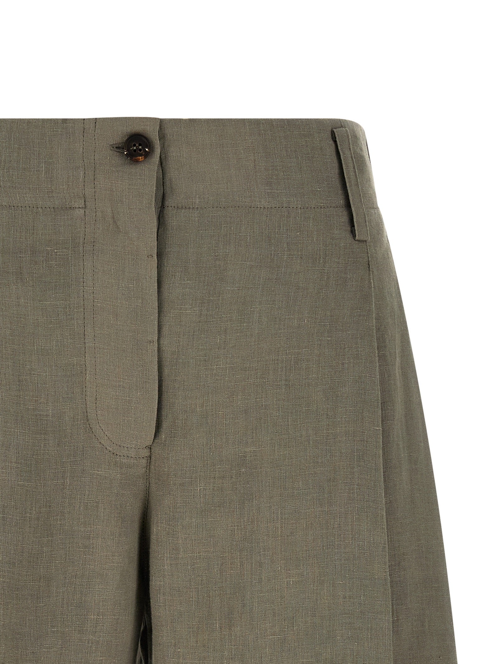 Brunello Cucinelli Women Linen Shorts BRUNELLO CUCINELLI