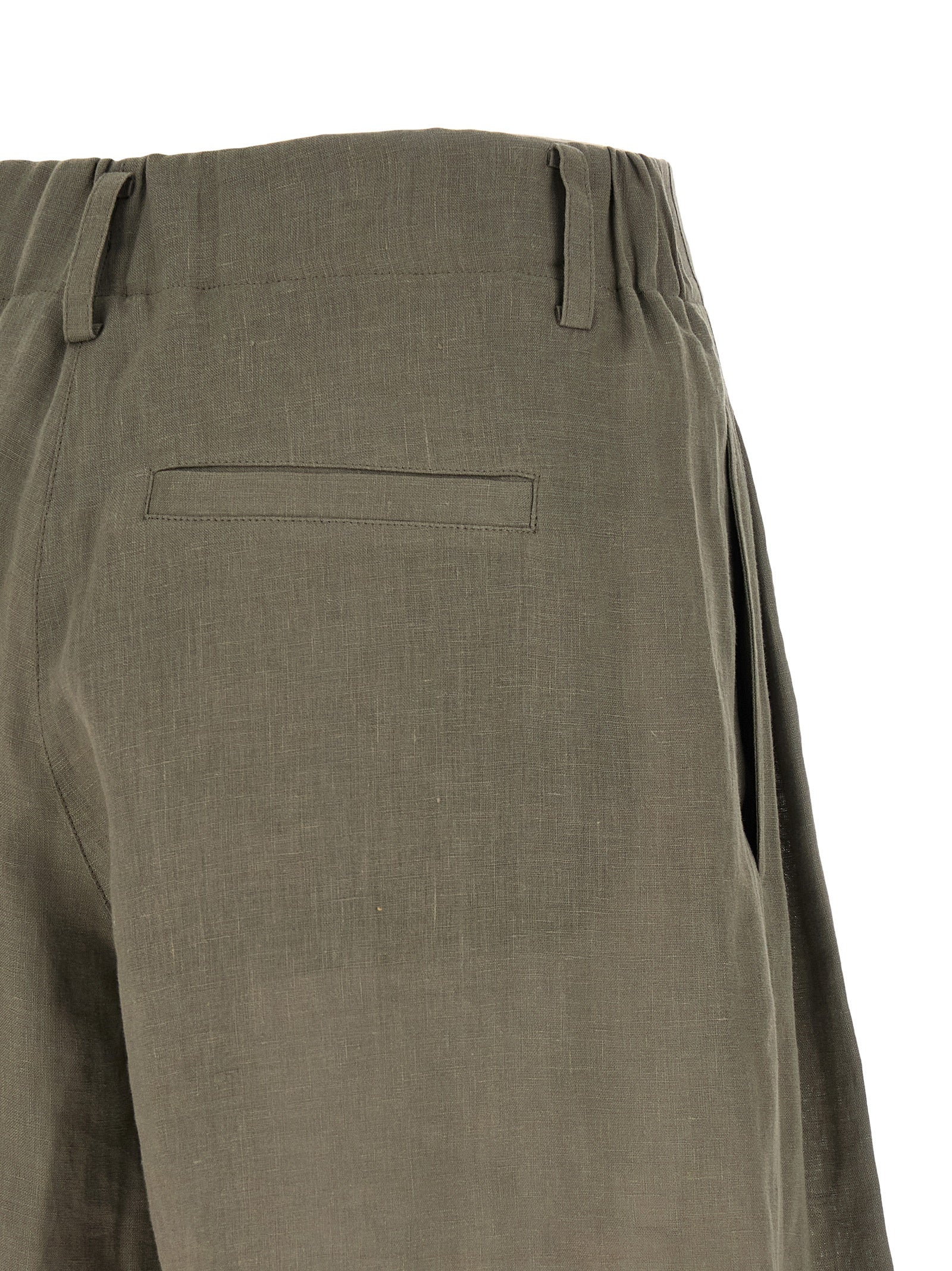 Brunello Cucinelli Women Linen Shorts BRUNELLO CUCINELLI
