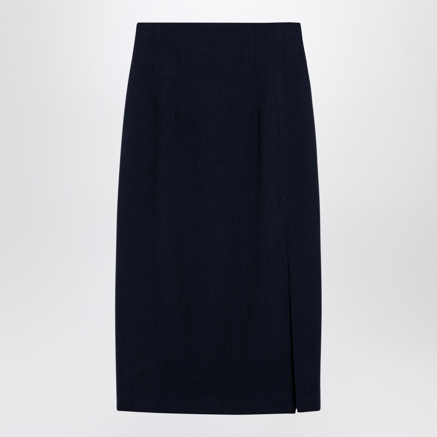 Margaux Lã¶Nnberg Navy Blue Wool-Blend Marlo Skirt Women Margaux LÃ¶nnberg