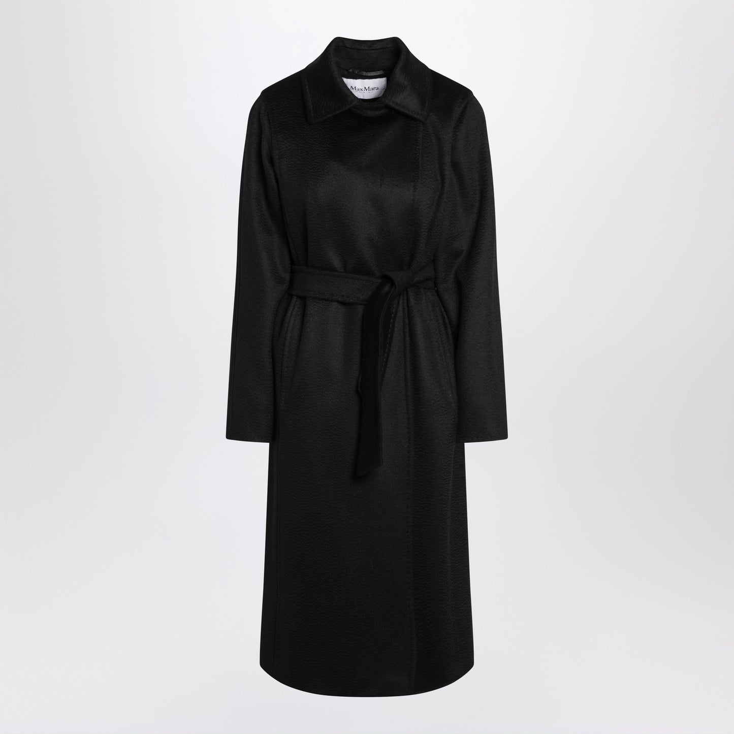 Max Mara Black Manuela Icon Coat In Zibeline Camel Women MAX MARA