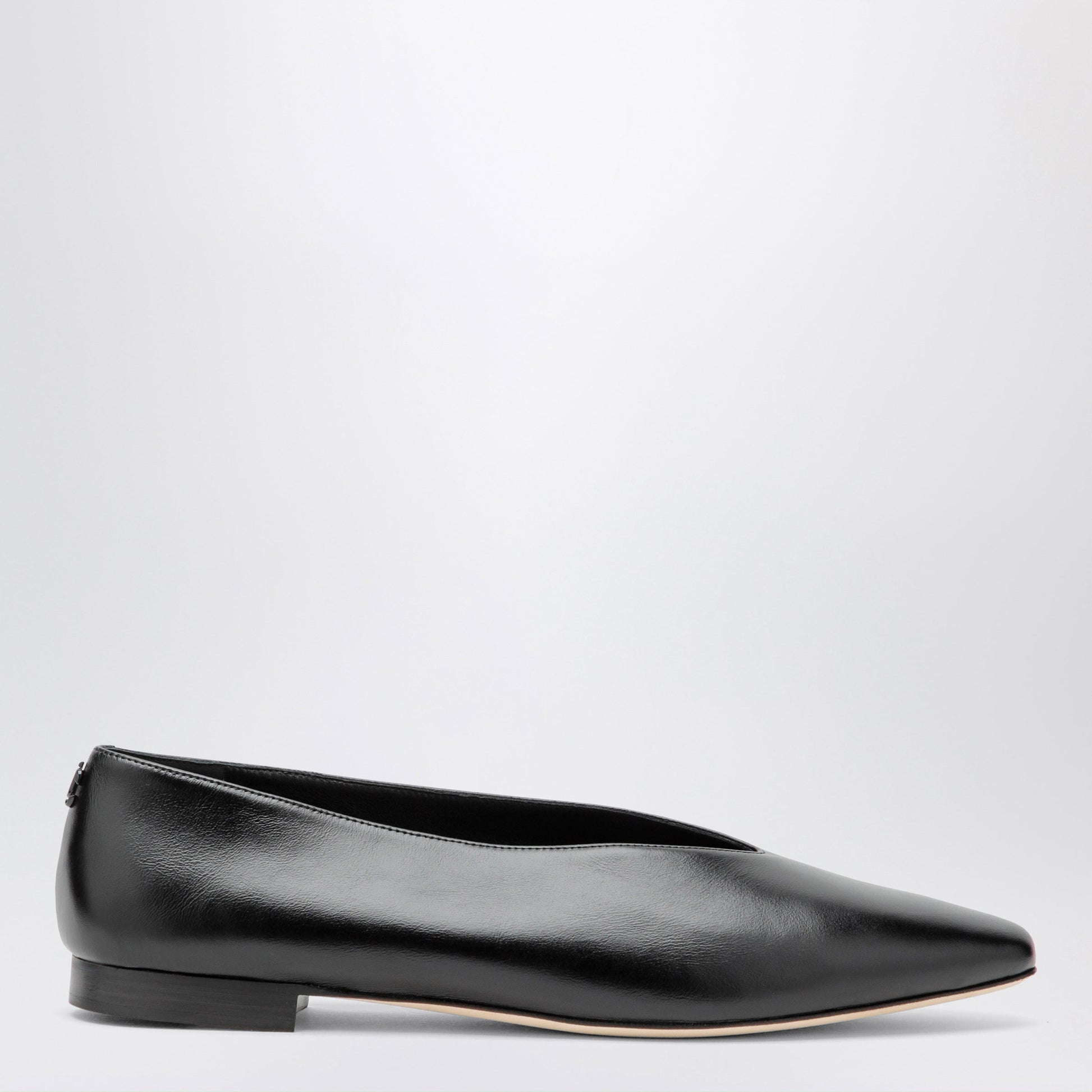 Jimmy Choo Margot Ballet Flats In Black Leather Women JIMMY CHOO