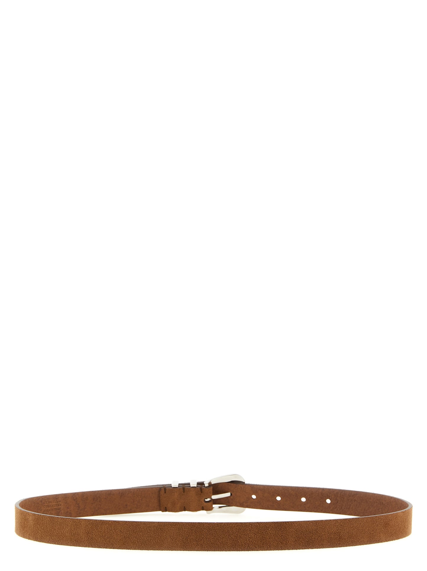 Brunello Cucinelli Men Metal Toe Cap Belt BRUNELLO CUCINELLI