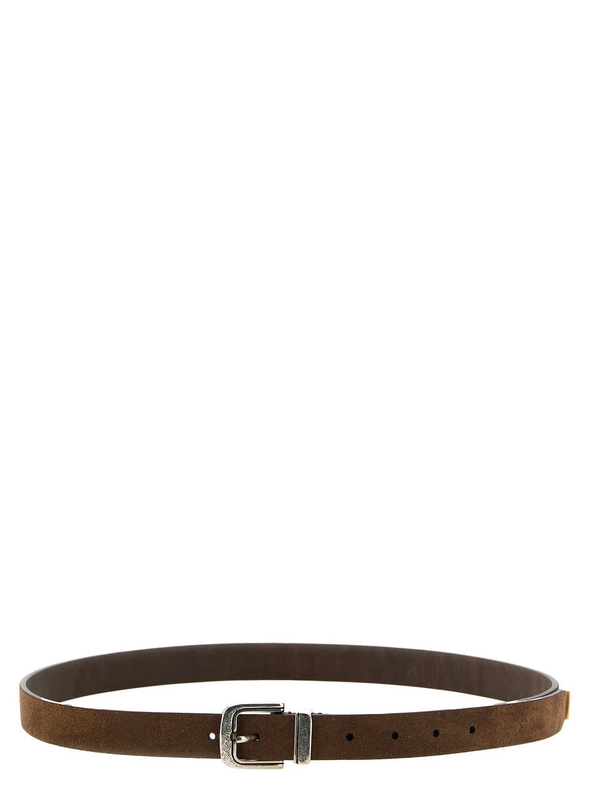 Brunello Cucinelli Men Inverted Leather Belt BRUNELLO CUCINELLI
