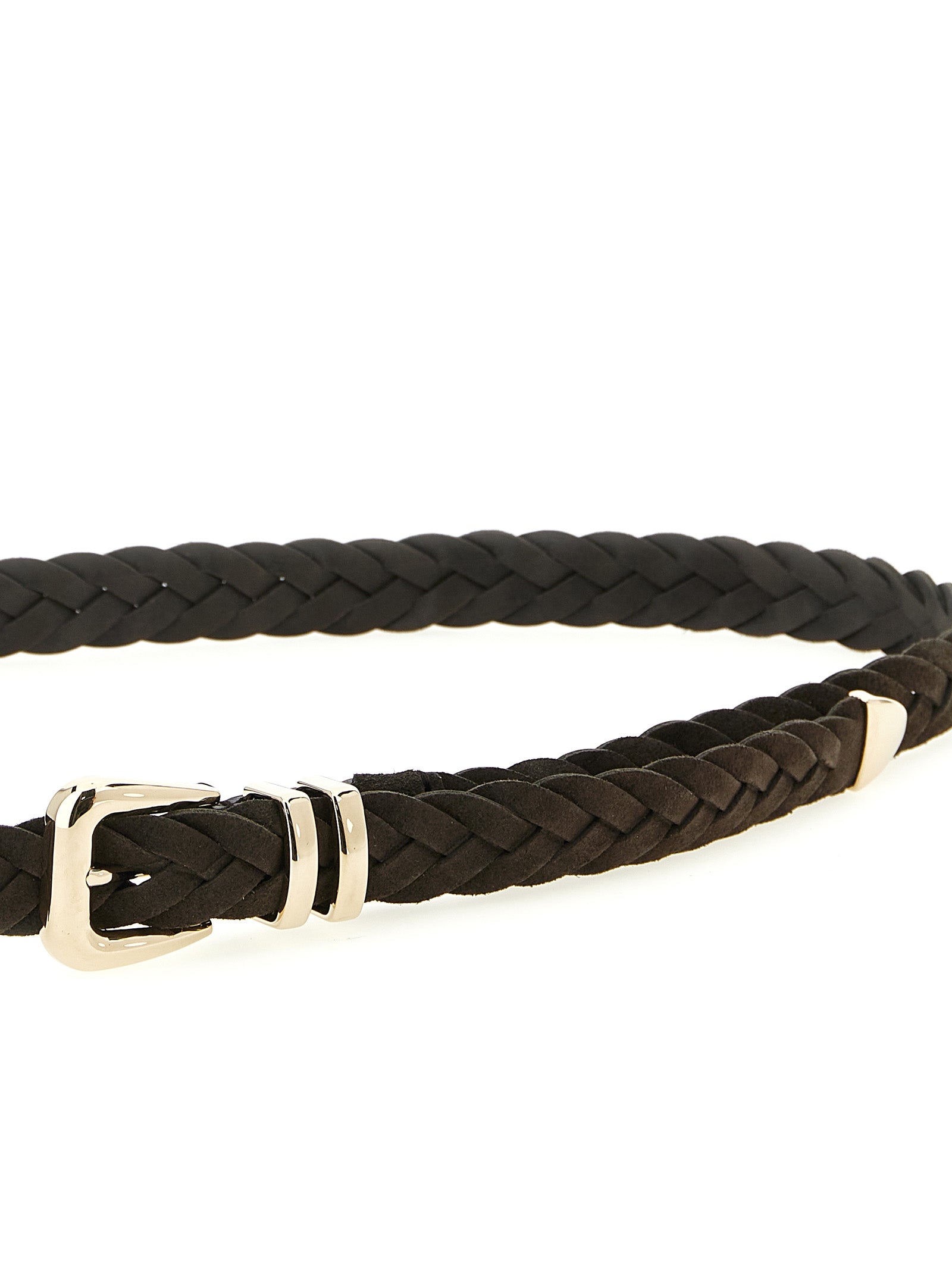Brunello Cucinelli Men Braided Calf Belt BRUNELLO CUCINELLI