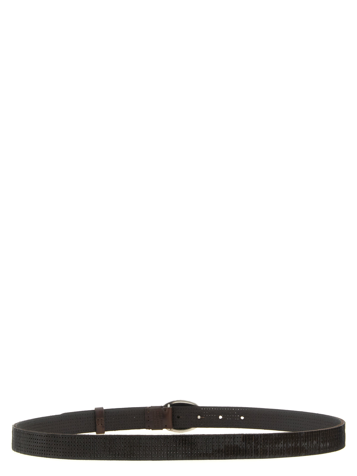 Brunello Cucinelli Men 'Texture' Leather Belt BRUNELLO CUCINELLI