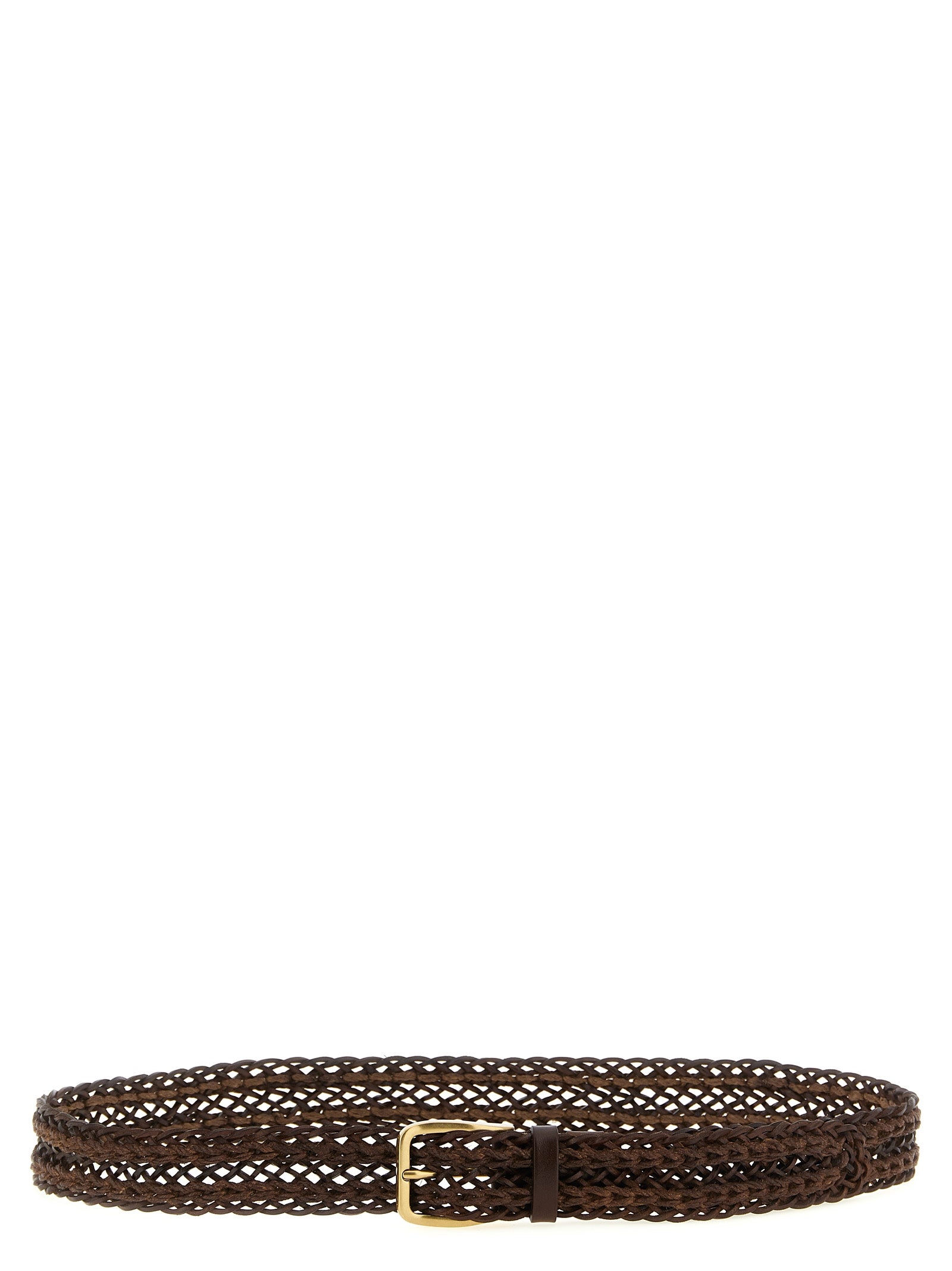 Brunello Cucinelli Men Braided Calf Belt BRUNELLO CUCINELLI