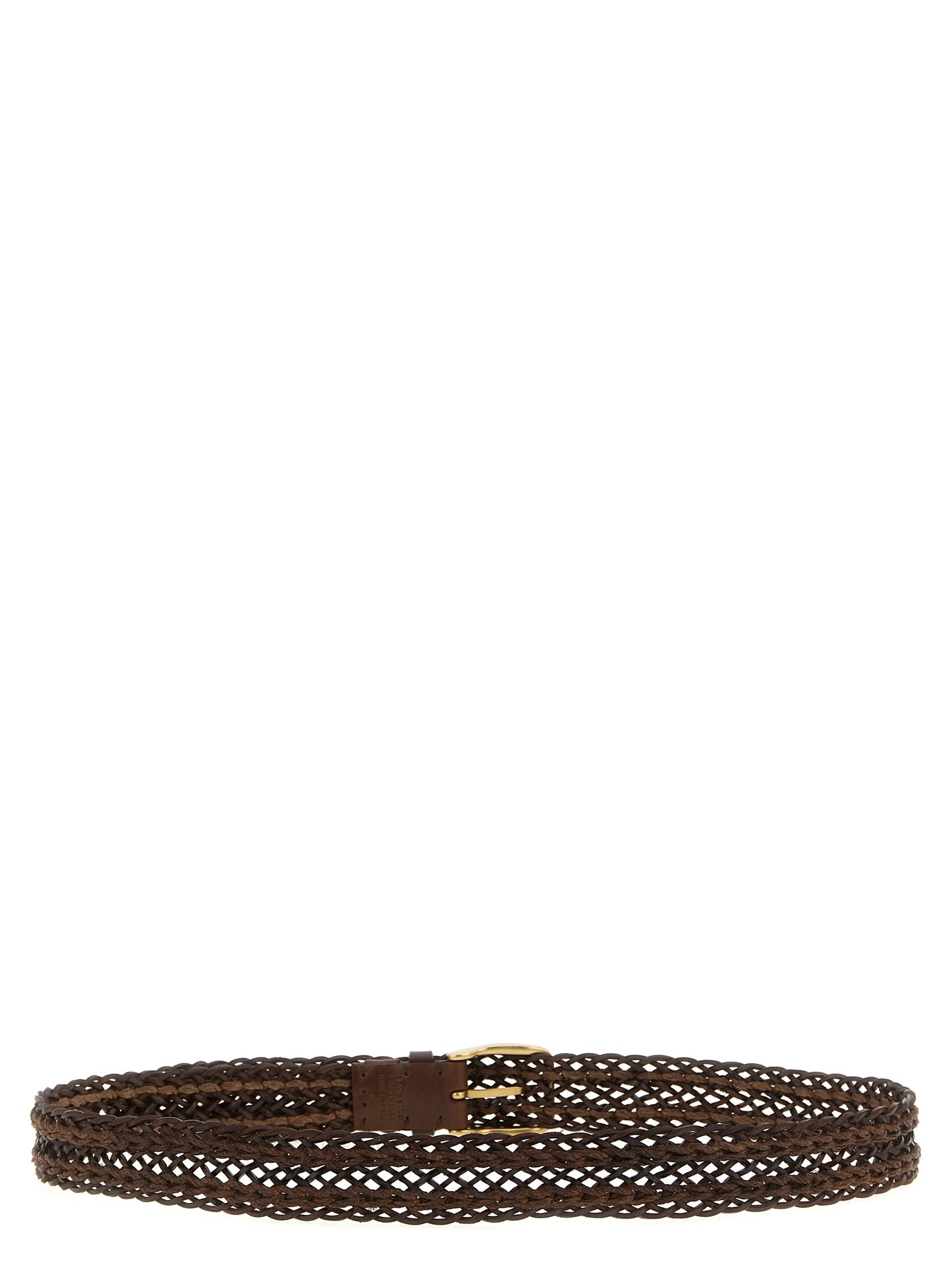 Brunello Cucinelli Men Braided Calf Belt BRUNELLO CUCINELLI