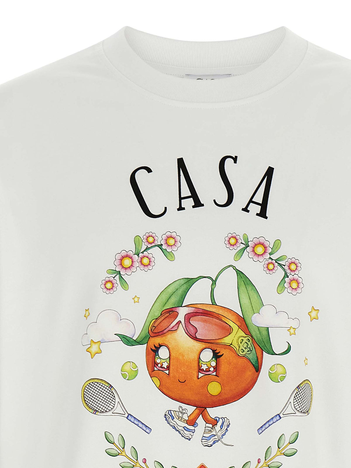 Casablanca Men 'Casa Way Orange Mascot' T-Shirt CASABLANCA