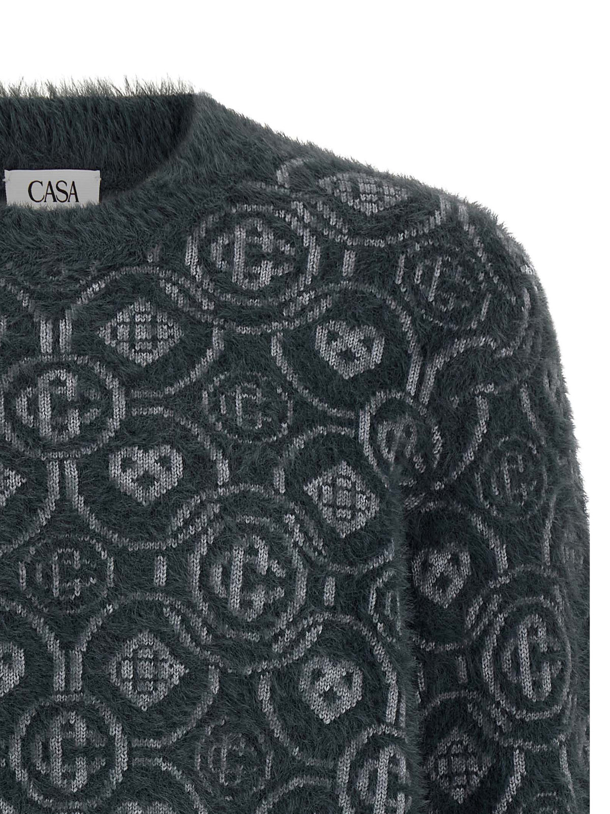 Casablanca Men 'Fluffy Monogram' Sweater CASABLANCA