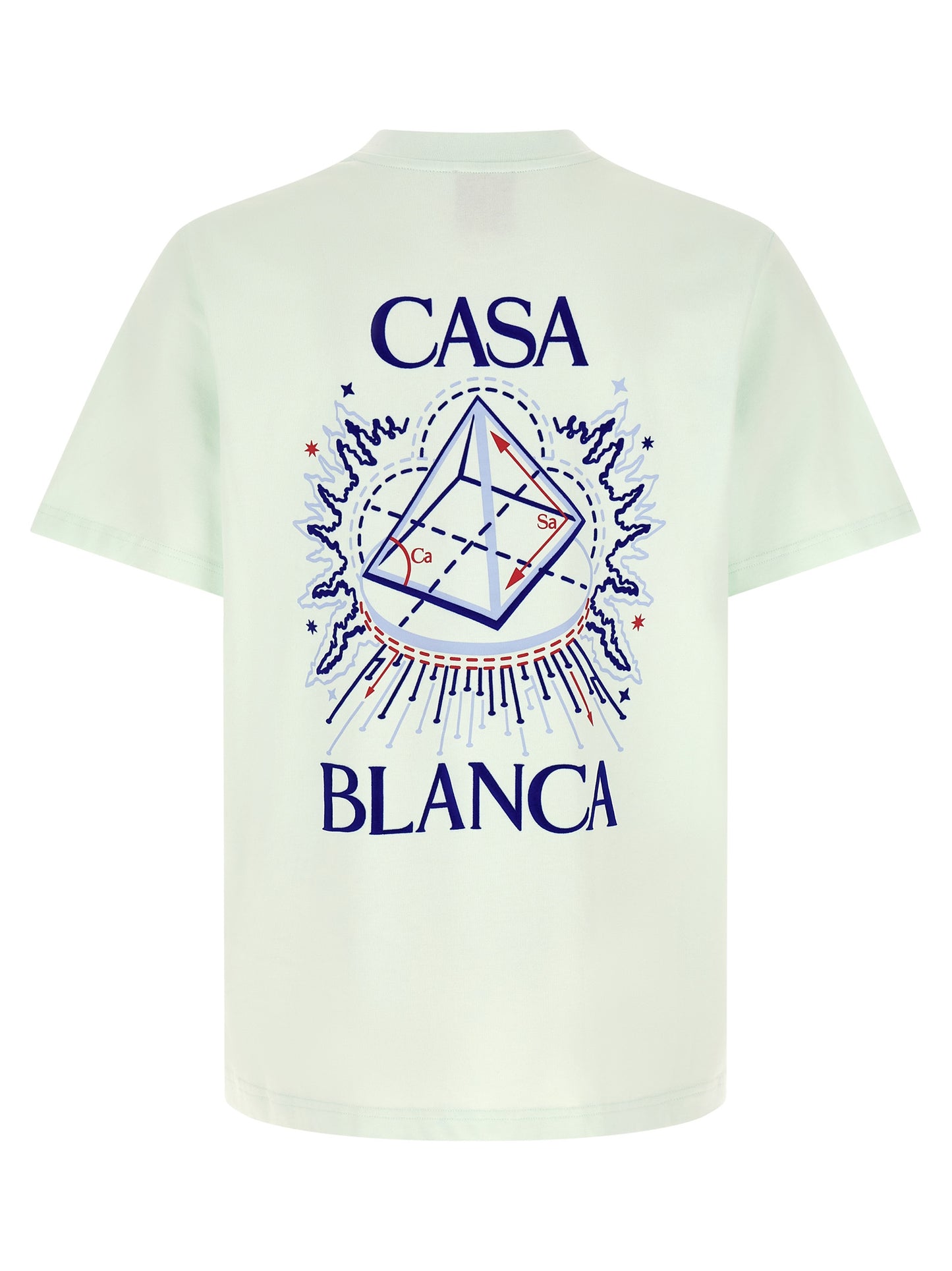 Casablanca Men Flocked 'Celestial Pyramid' Print T-Shirt CASABLANCA