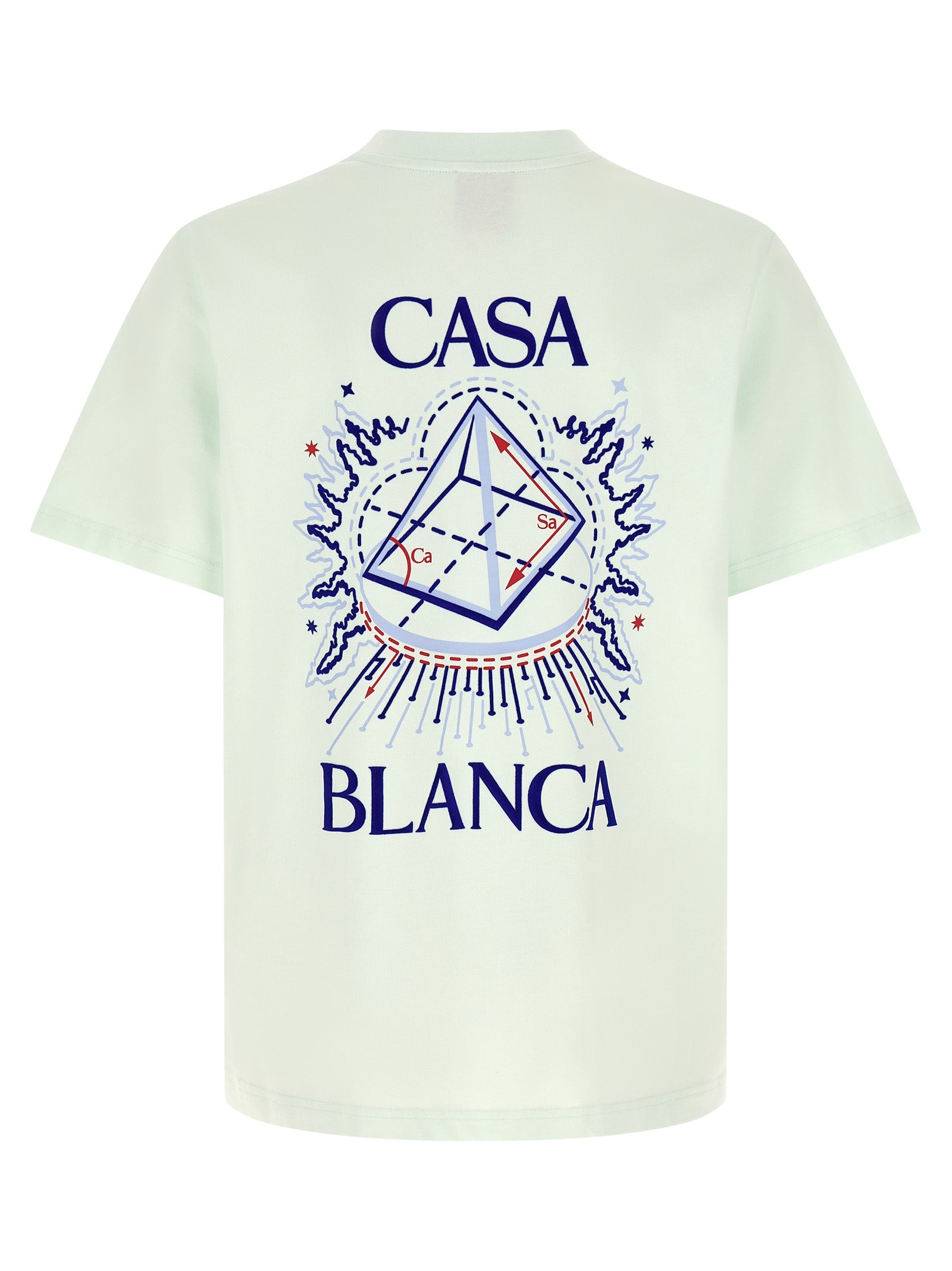 Casablanca Men Flocked 'Celestial Pyramid' Print T-Shirt CASABLANCA