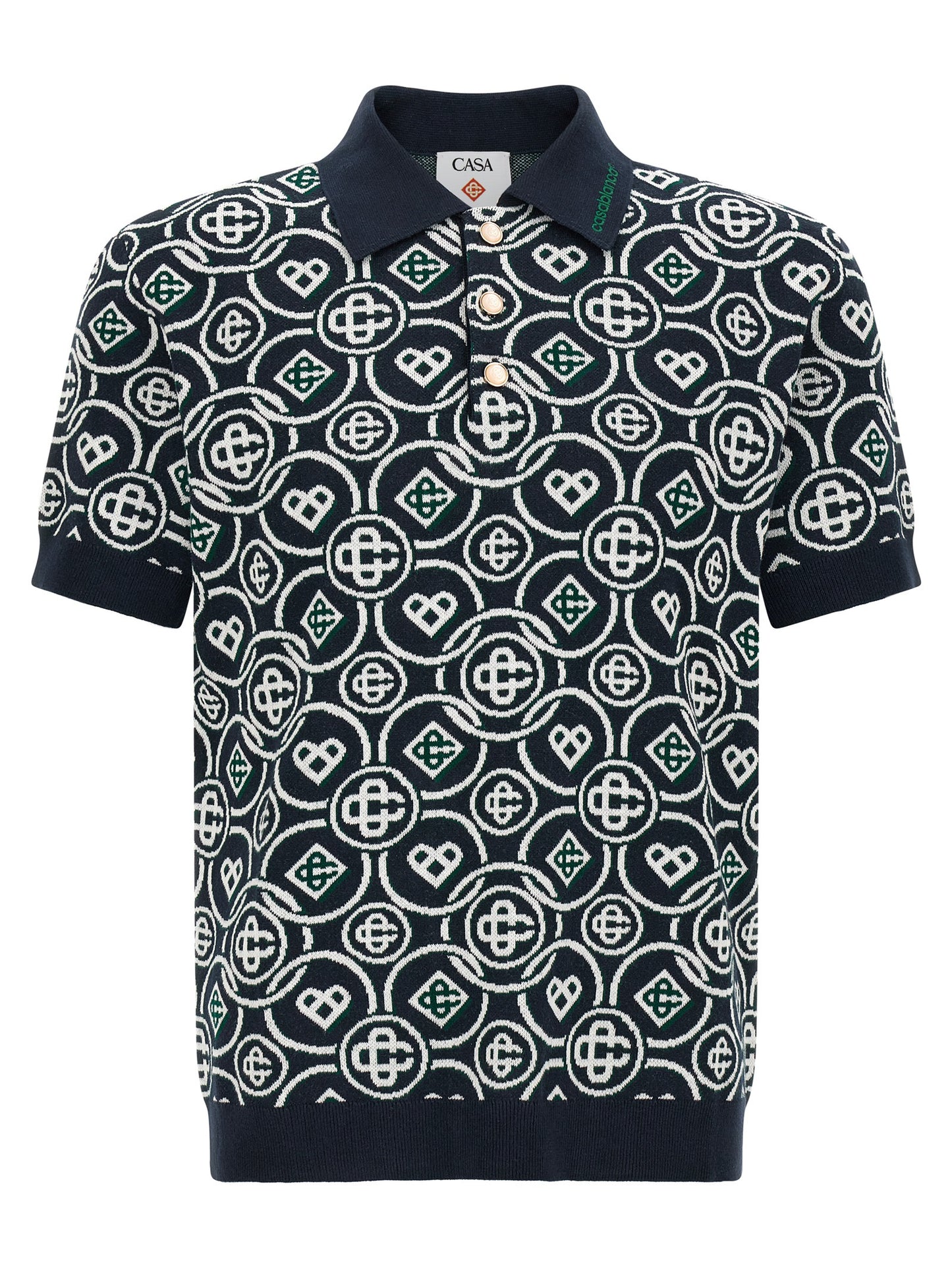 Casablanca Men 'Monogram' Polo Shirt CASABLANCA