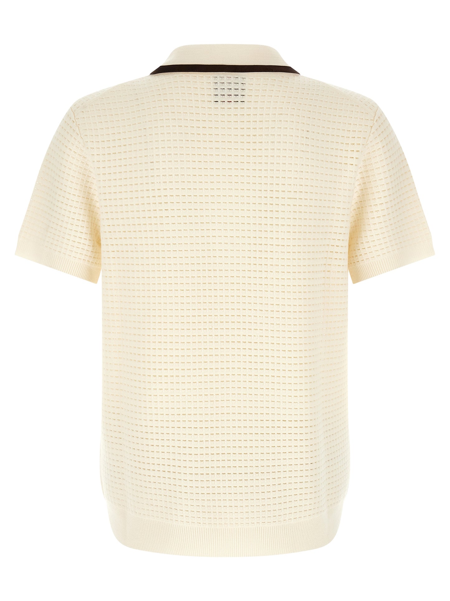 Casablanca Men 'Waffle Stitch' Knit Polo Shirt CASABLANCA