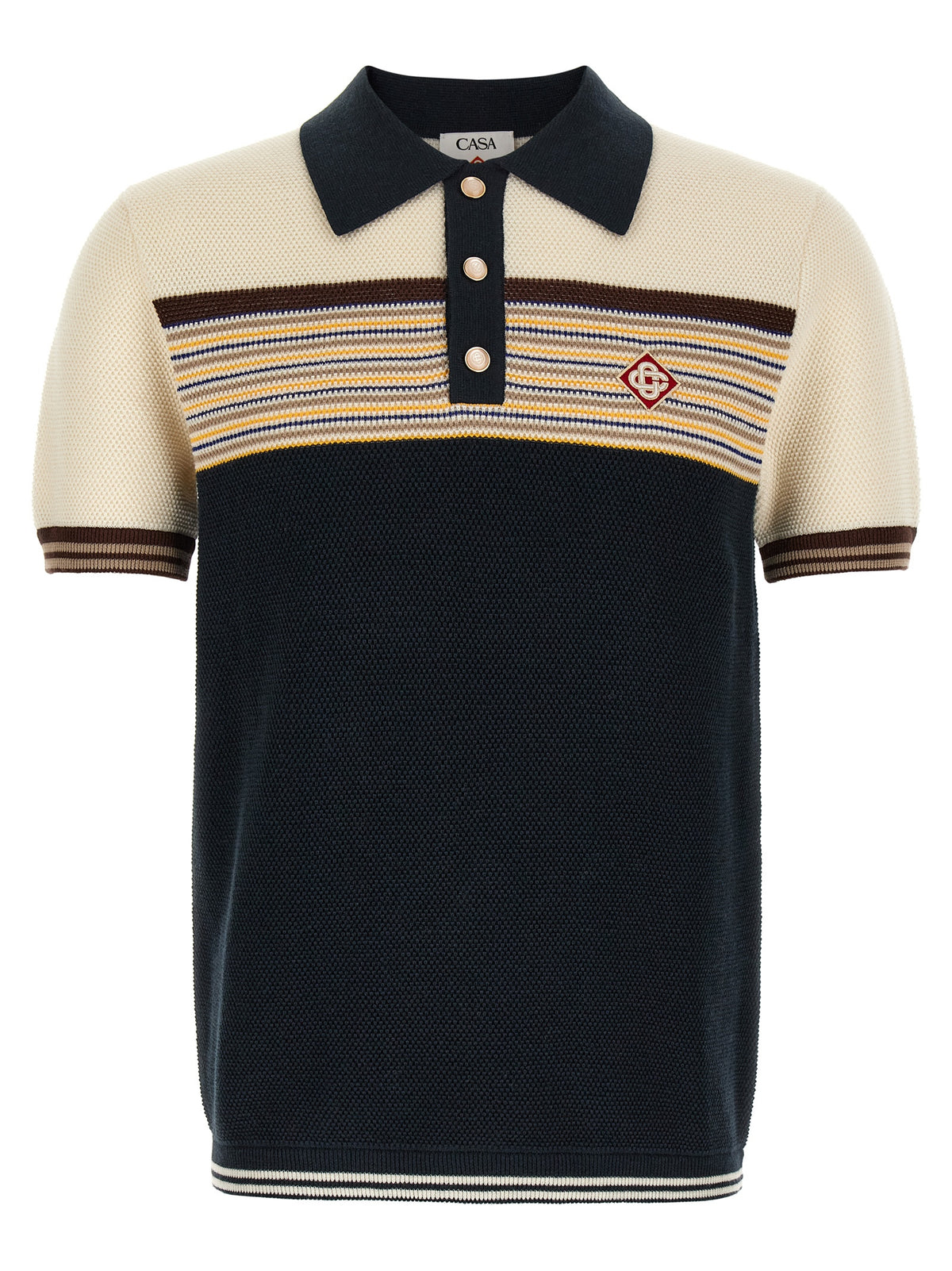 Casablanca Men 'Café Culture' Polo Shirt CASABLANCA