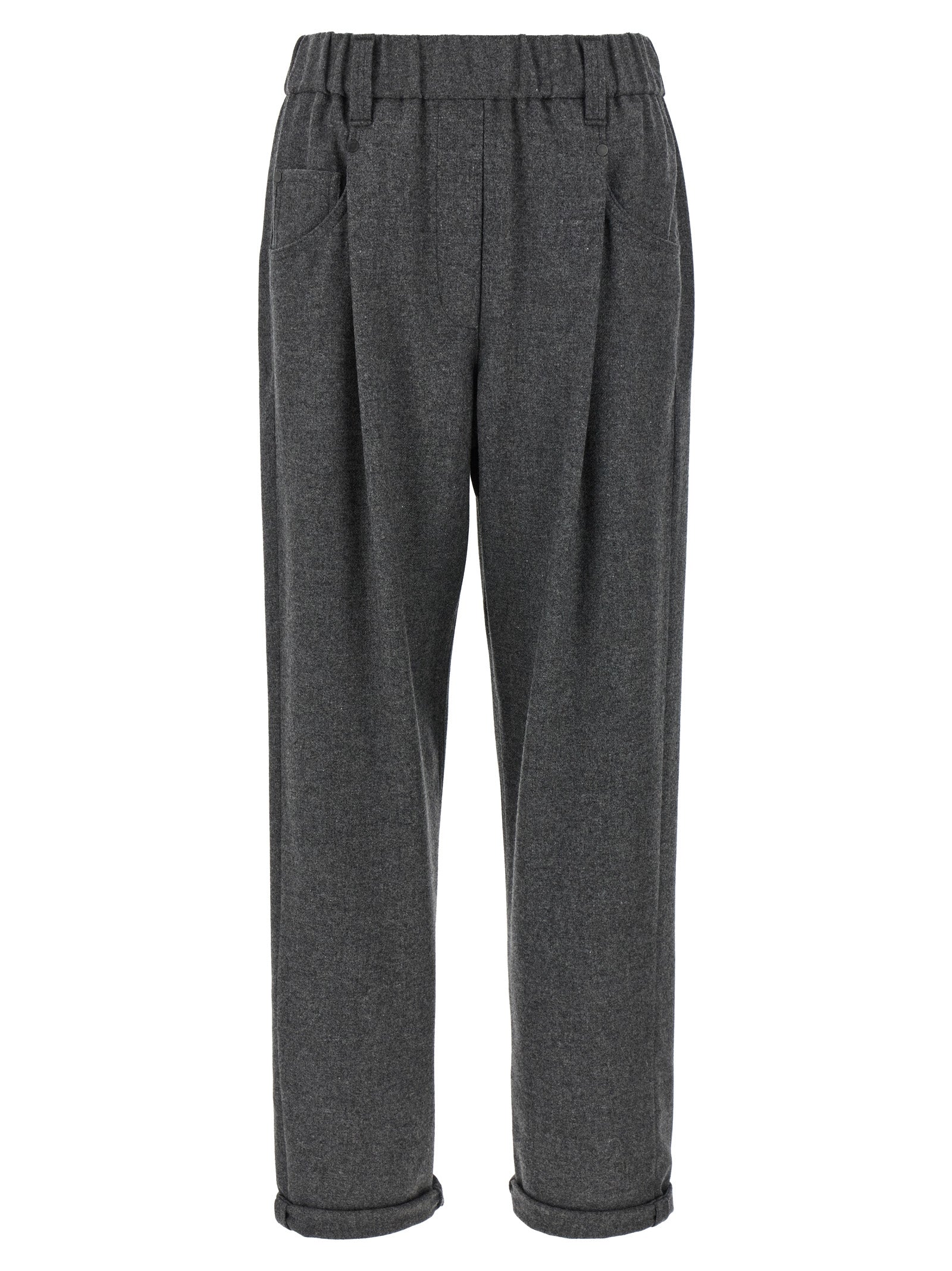Brunello Cucinelli Women Wool And Cashmere Pants BRUNELLO CUCINELLI