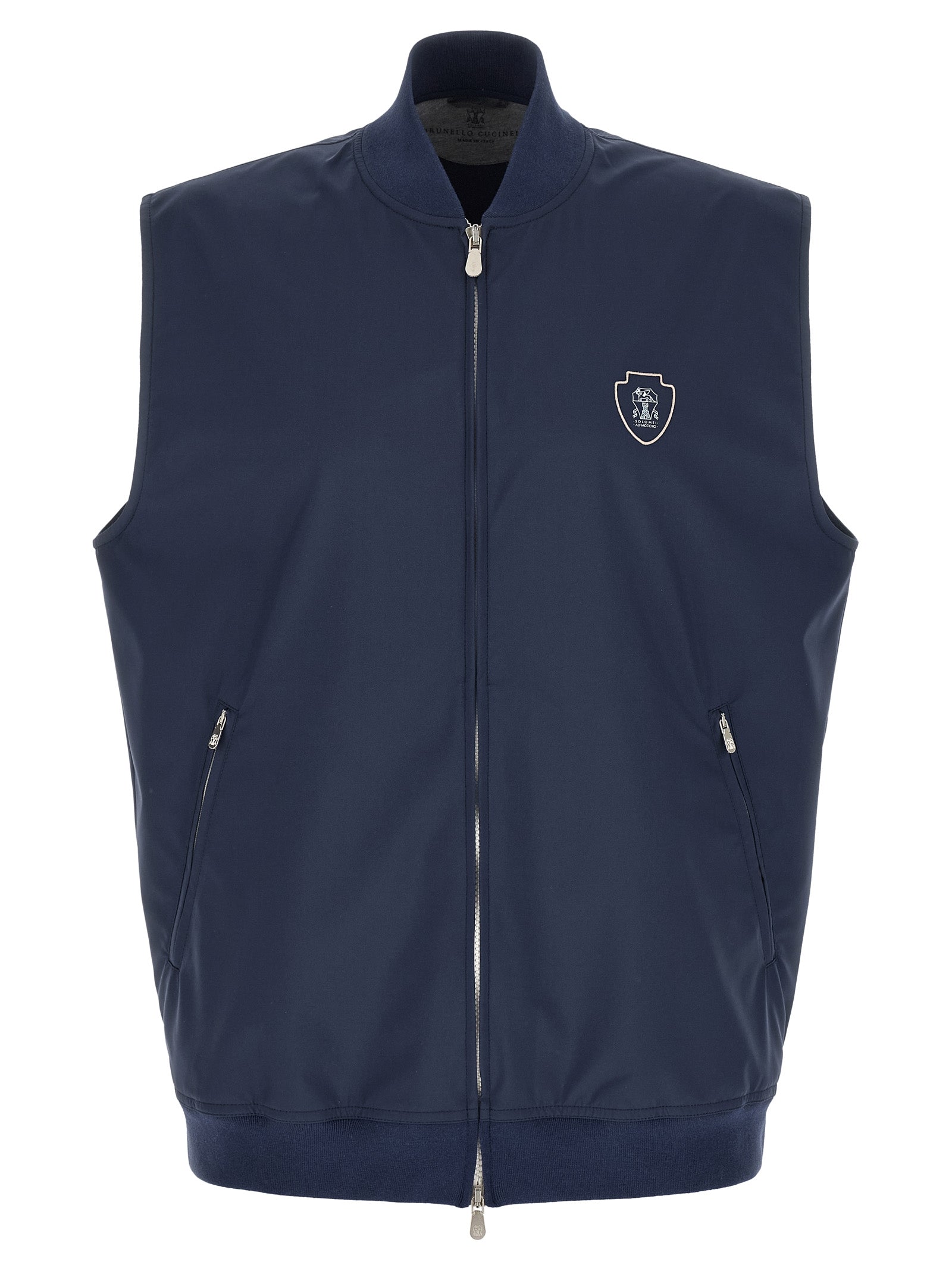 Brunello Cucinelli Men Logo Nylon Vest BRUNELLO CUCINELLI