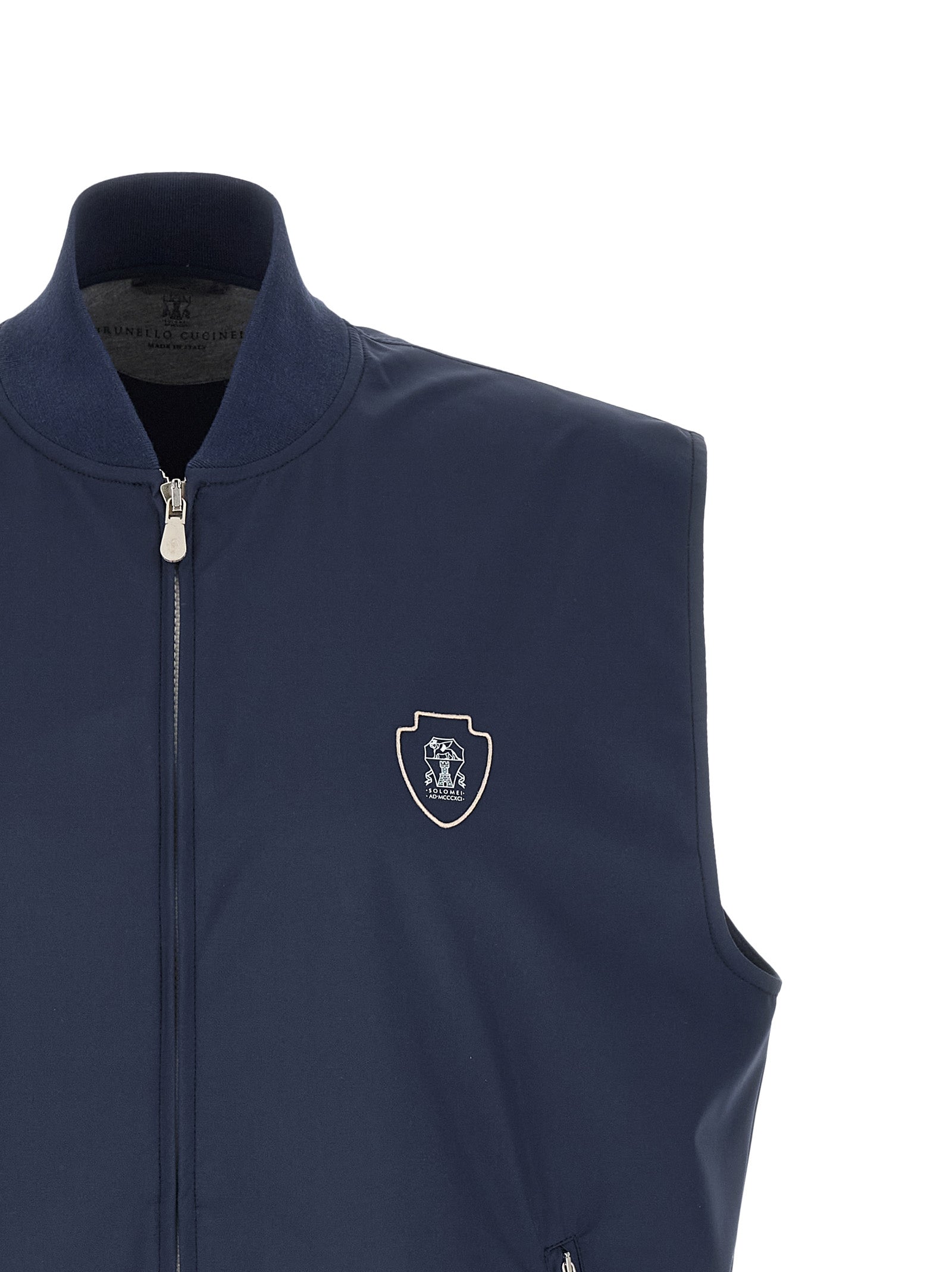 Brunello Cucinelli Men Logo Nylon Vest BRUNELLO CUCINELLI