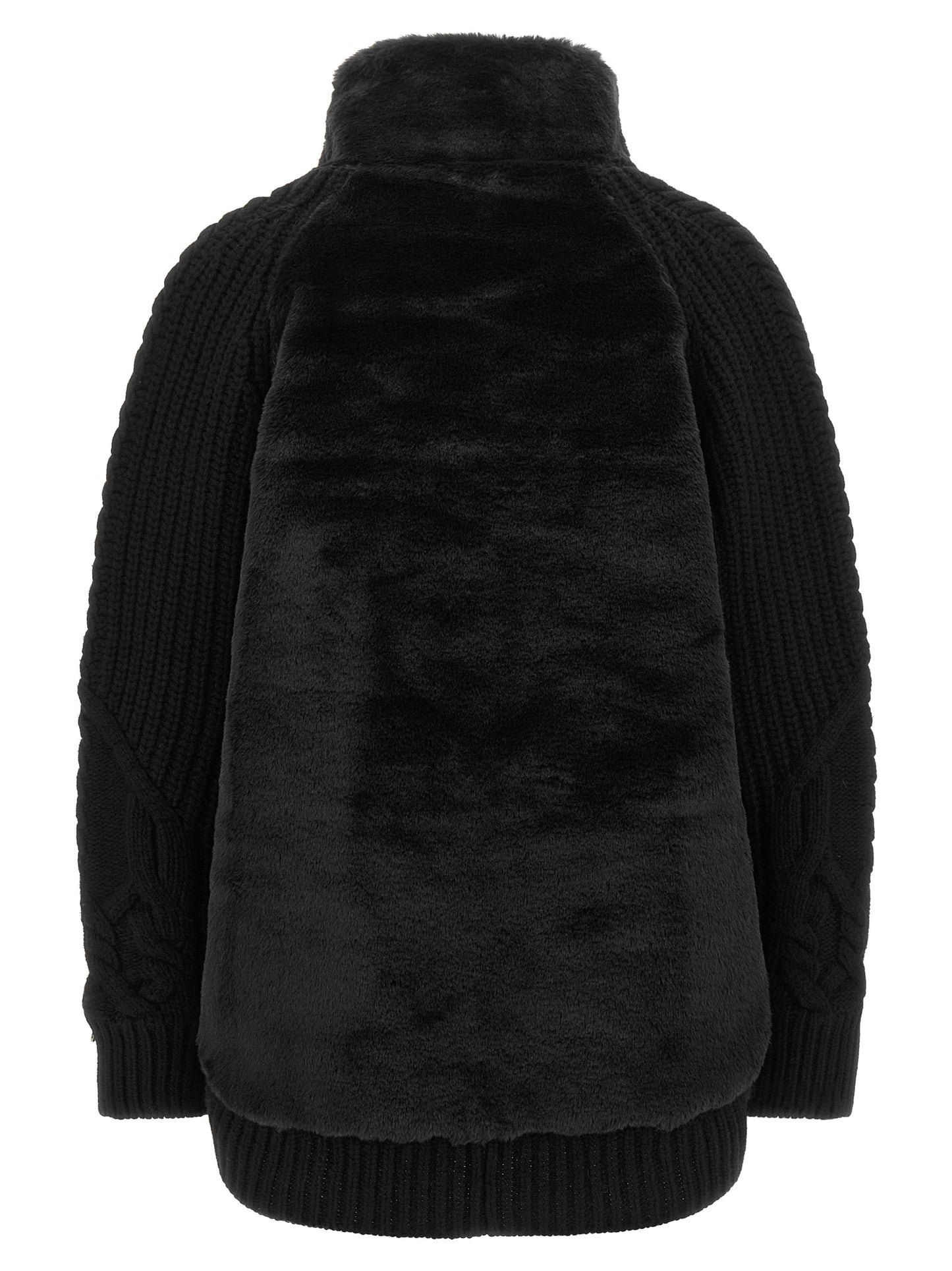 Herno Women Cardigan With Fur Insert HERNO