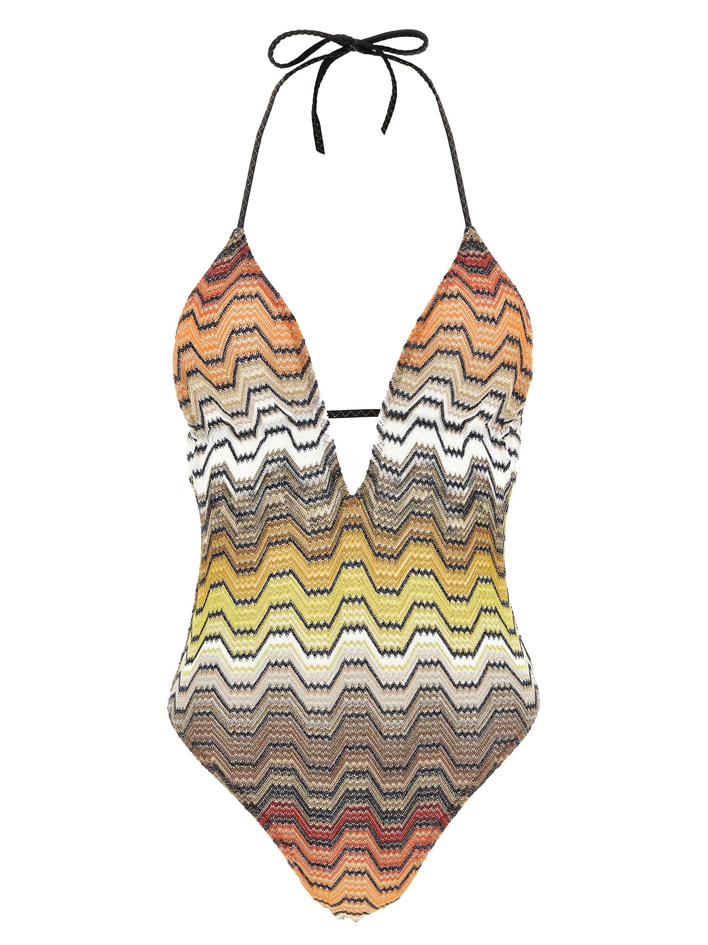 Missoni Women Greek Pattern One-Piece Swimsuit MISSONI