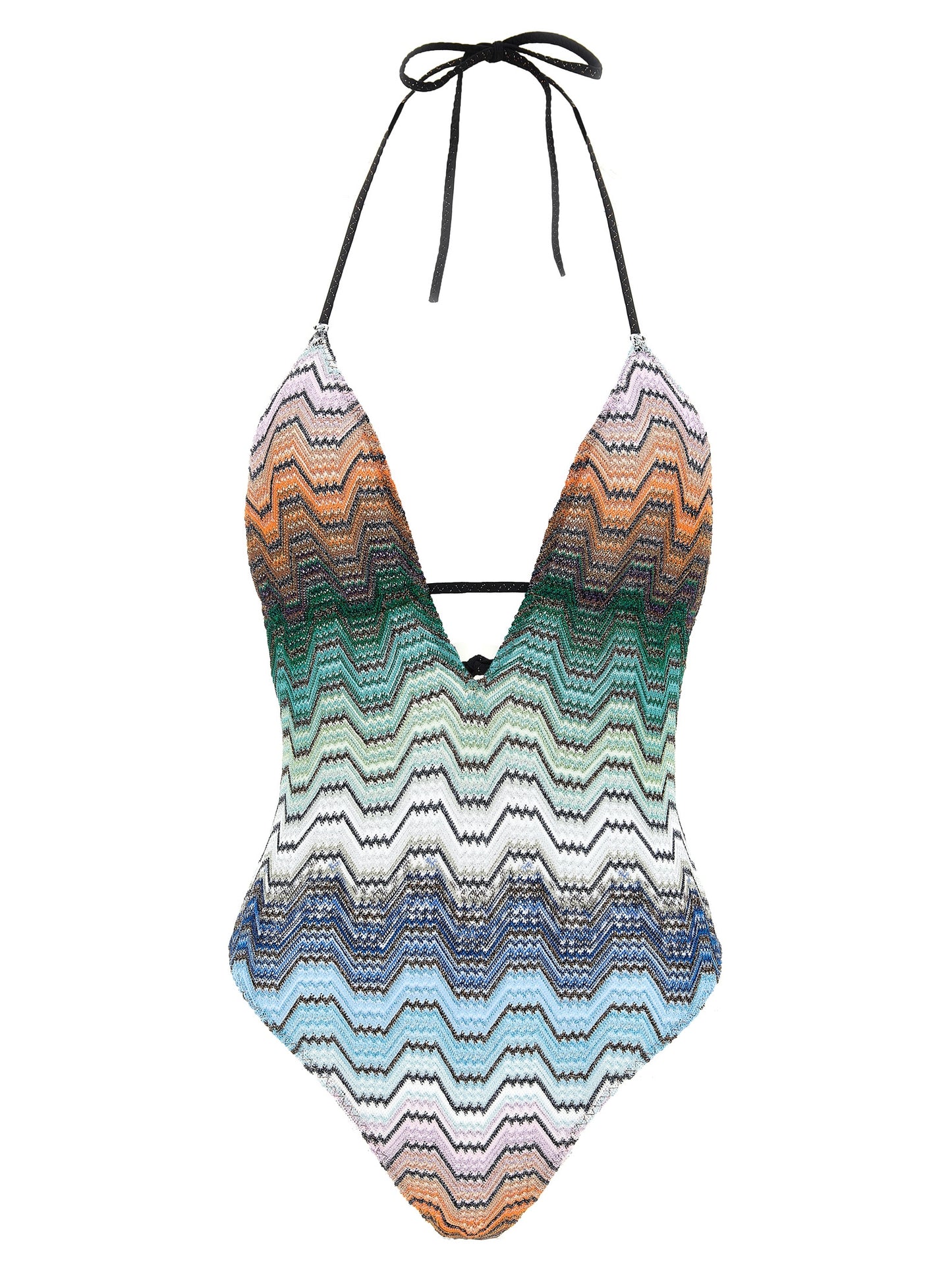 Missoni Women Greek Pattern One-Piece Swimsuit MISSONI