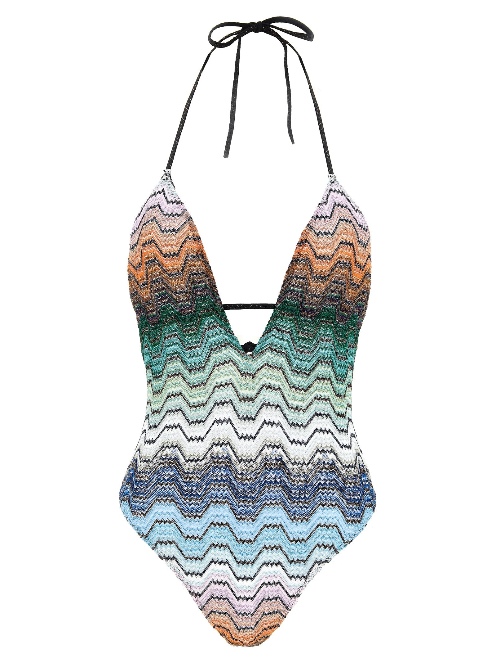 Missoni Women Greek Pattern One-Piece Swimsuit MISSONI