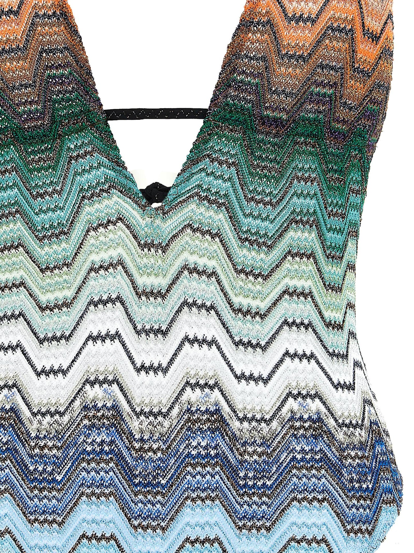 Missoni Women Greek Pattern One-Piece Swimsuit MISSONI