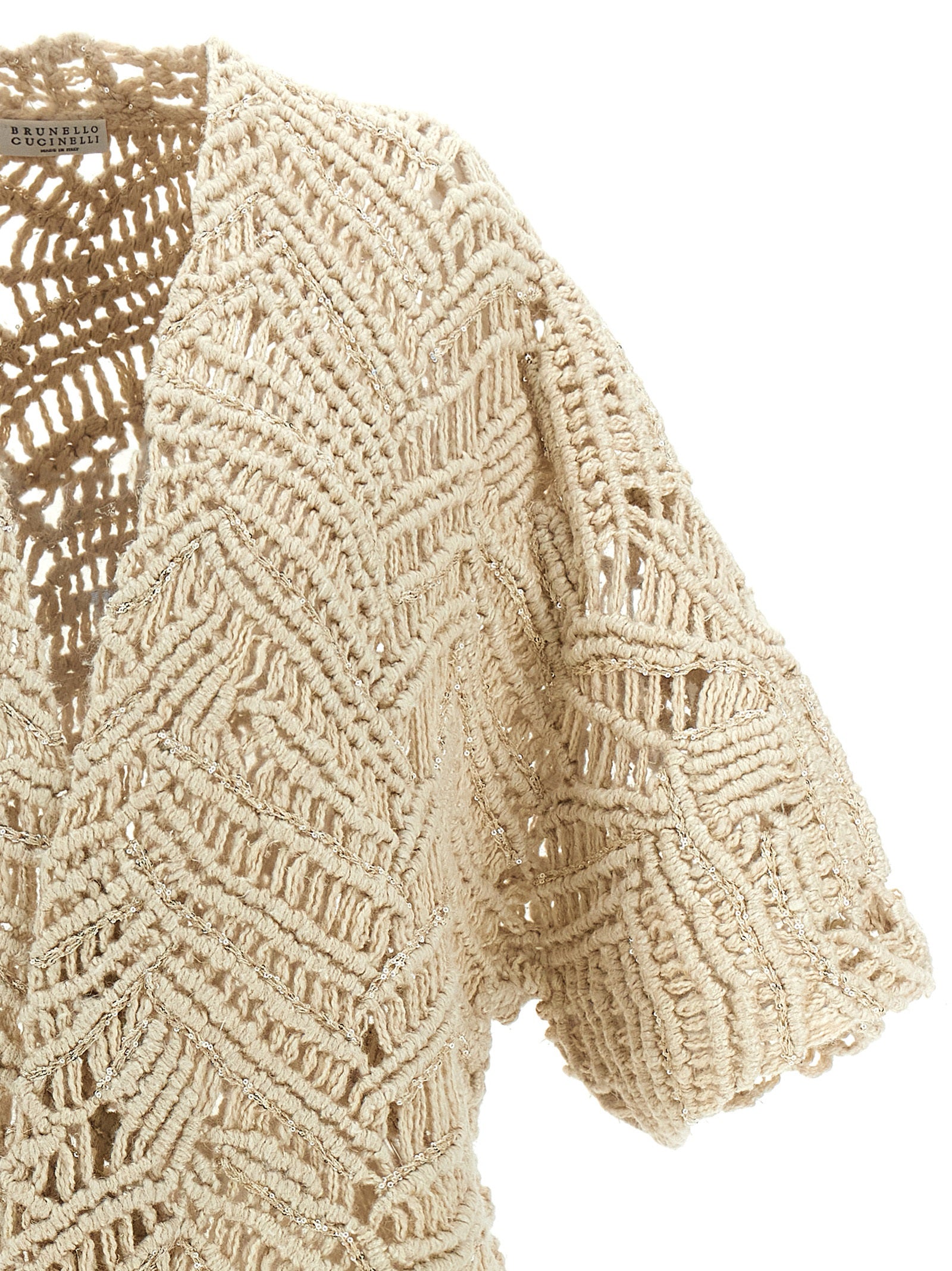 Brunello Cucinelli Women 'Opera Dazzling Macramé' Cardigan BRUNELLO CUCINELLI