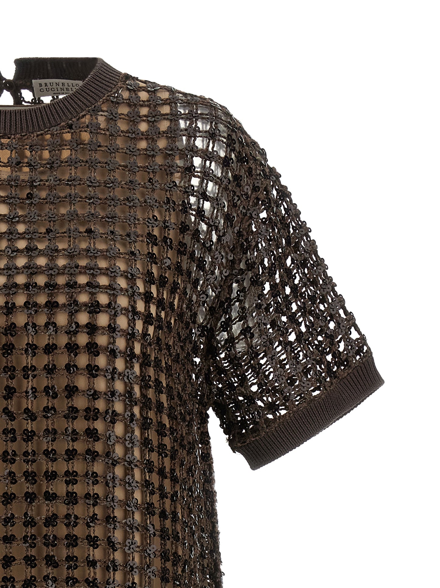 Brunello Cucinelli Women Sequin Mesh Dress BRUNELLO CUCINELLI