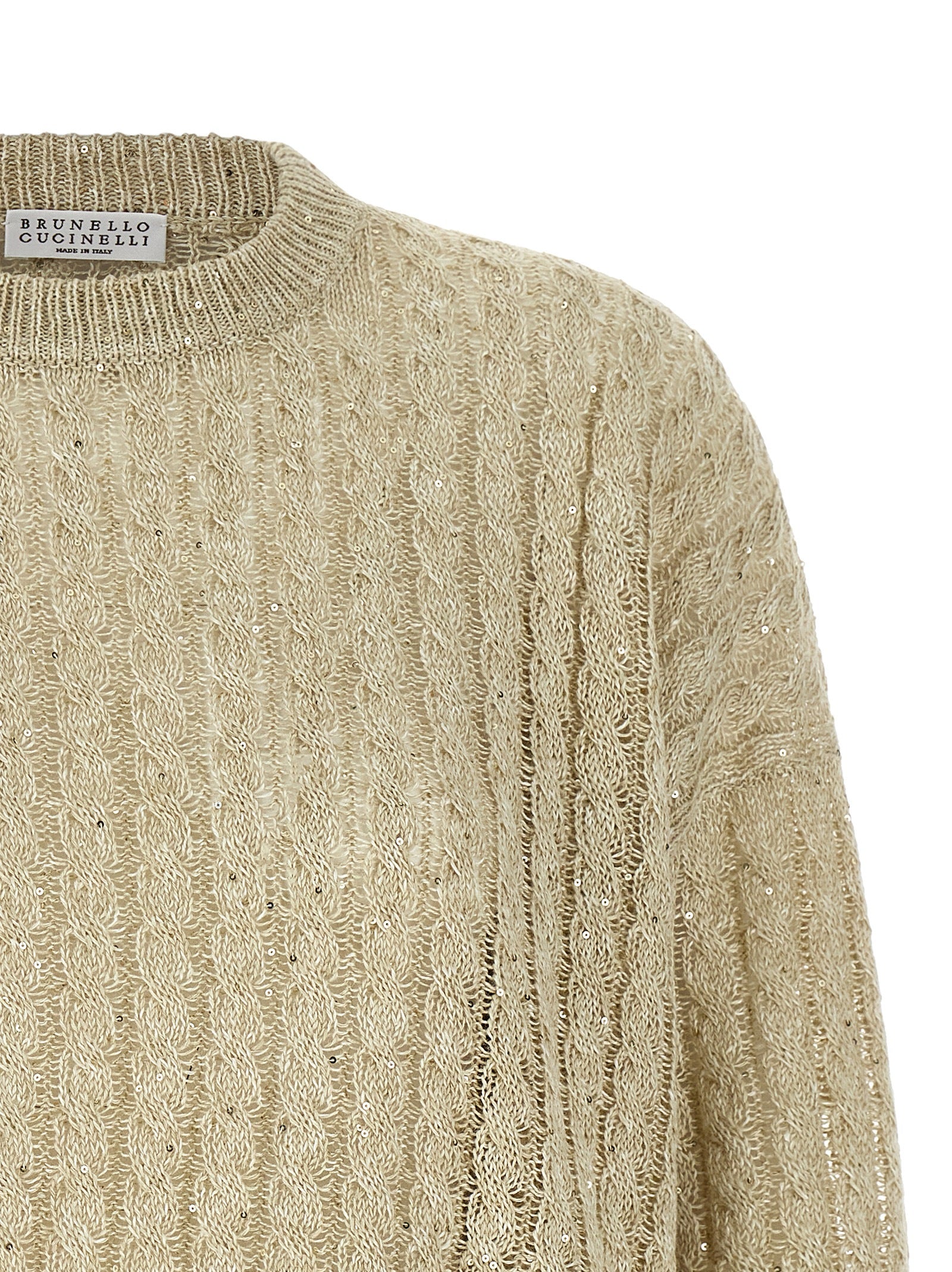 Brunello Cucinelli Women 'Dazzling Cable' Sweater BRUNELLO CUCINELLI