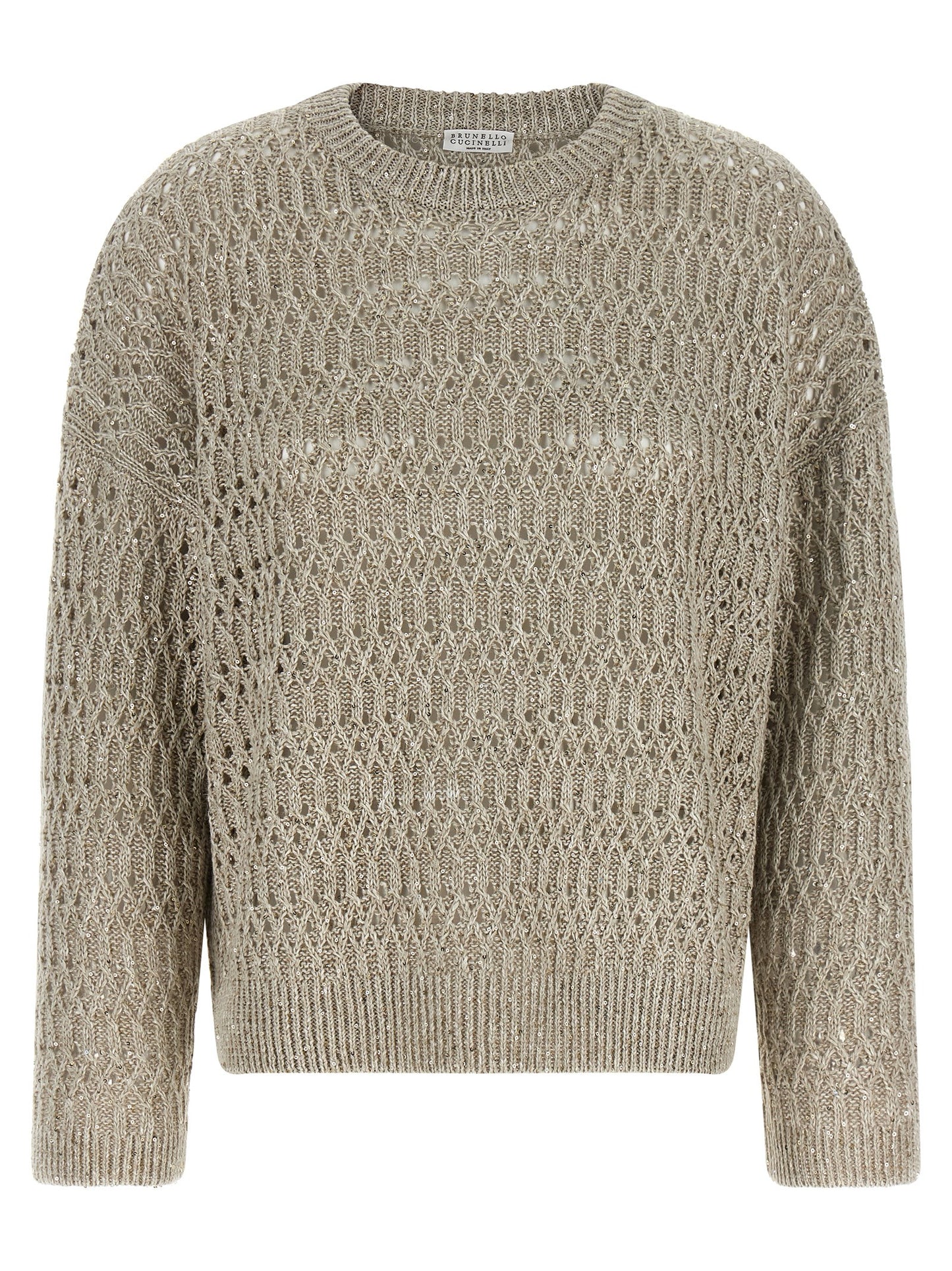 Brunello Cucinelli Women 'Dazzling Braids' Sweater BRUNELLO CUCINELLI