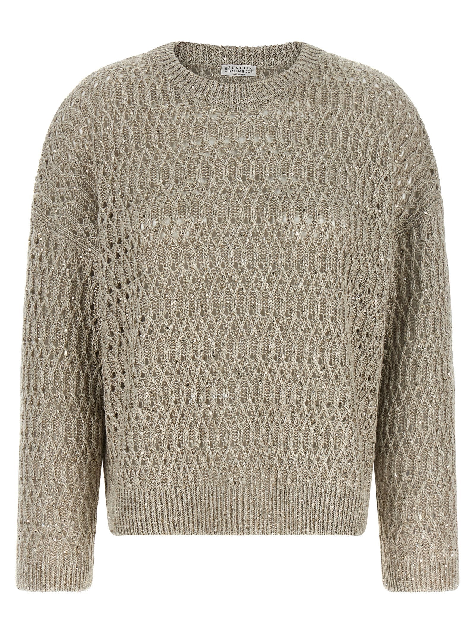 Brunello Cucinelli Women 'Dazzling Braids' Sweater BRUNELLO CUCINELLI