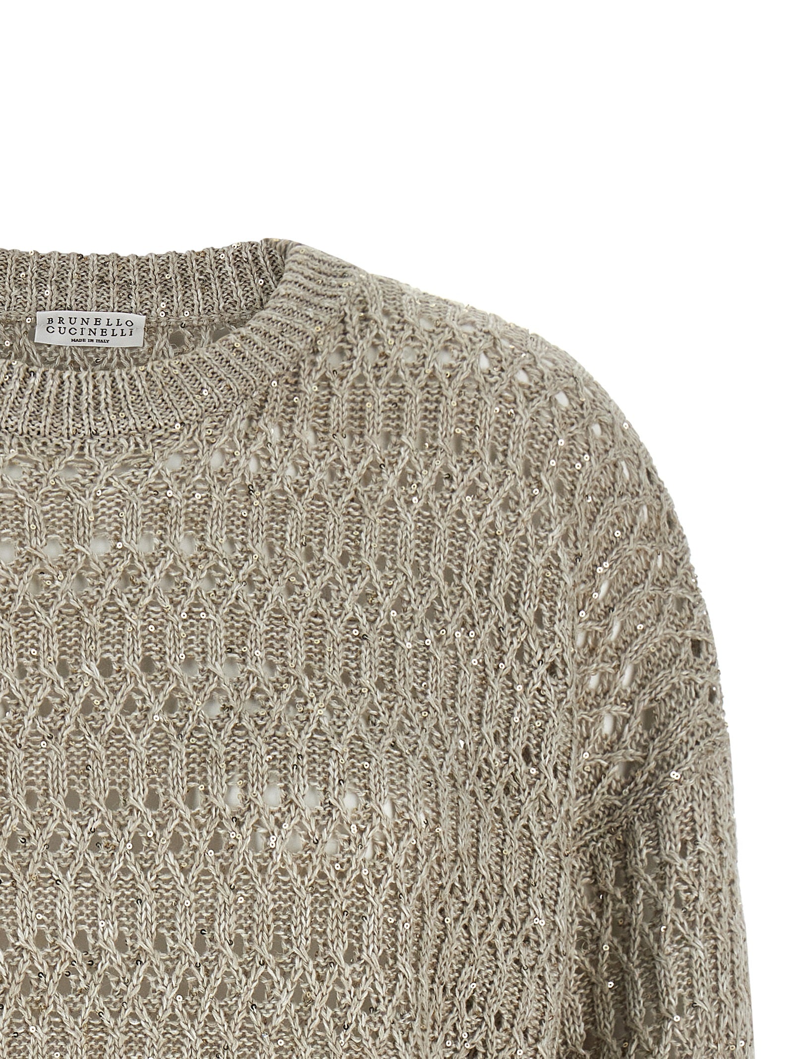 Brunello Cucinelli Women 'Dazzling Braids' Sweater BRUNELLO CUCINELLI