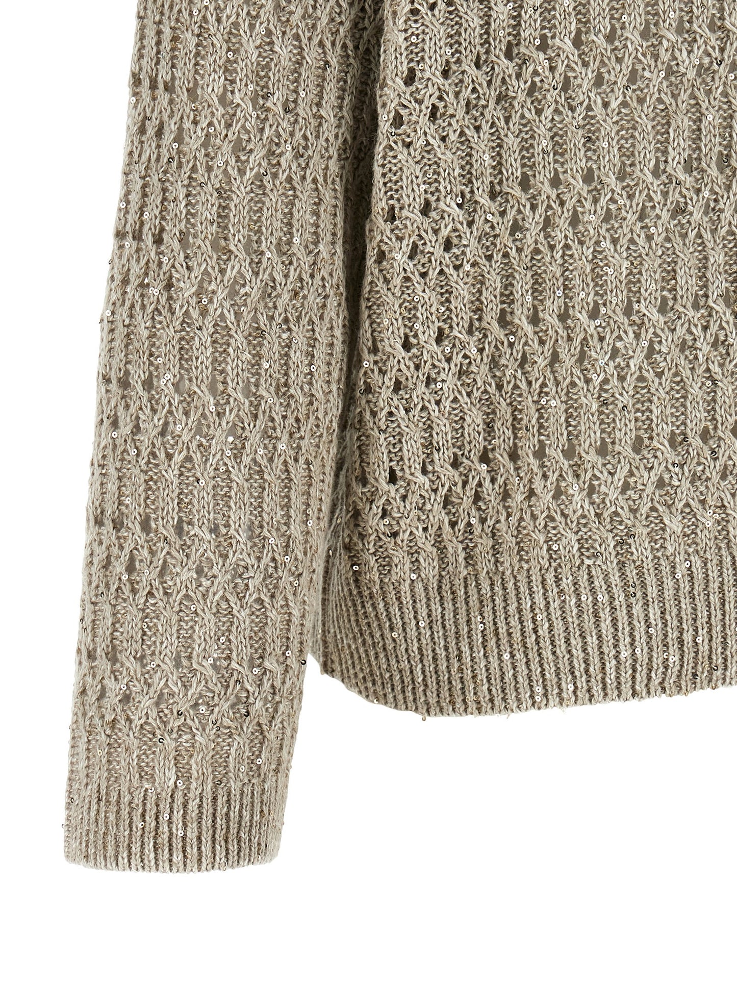 Brunello Cucinelli Women 'Dazzling Braids' Sweater BRUNELLO CUCINELLI