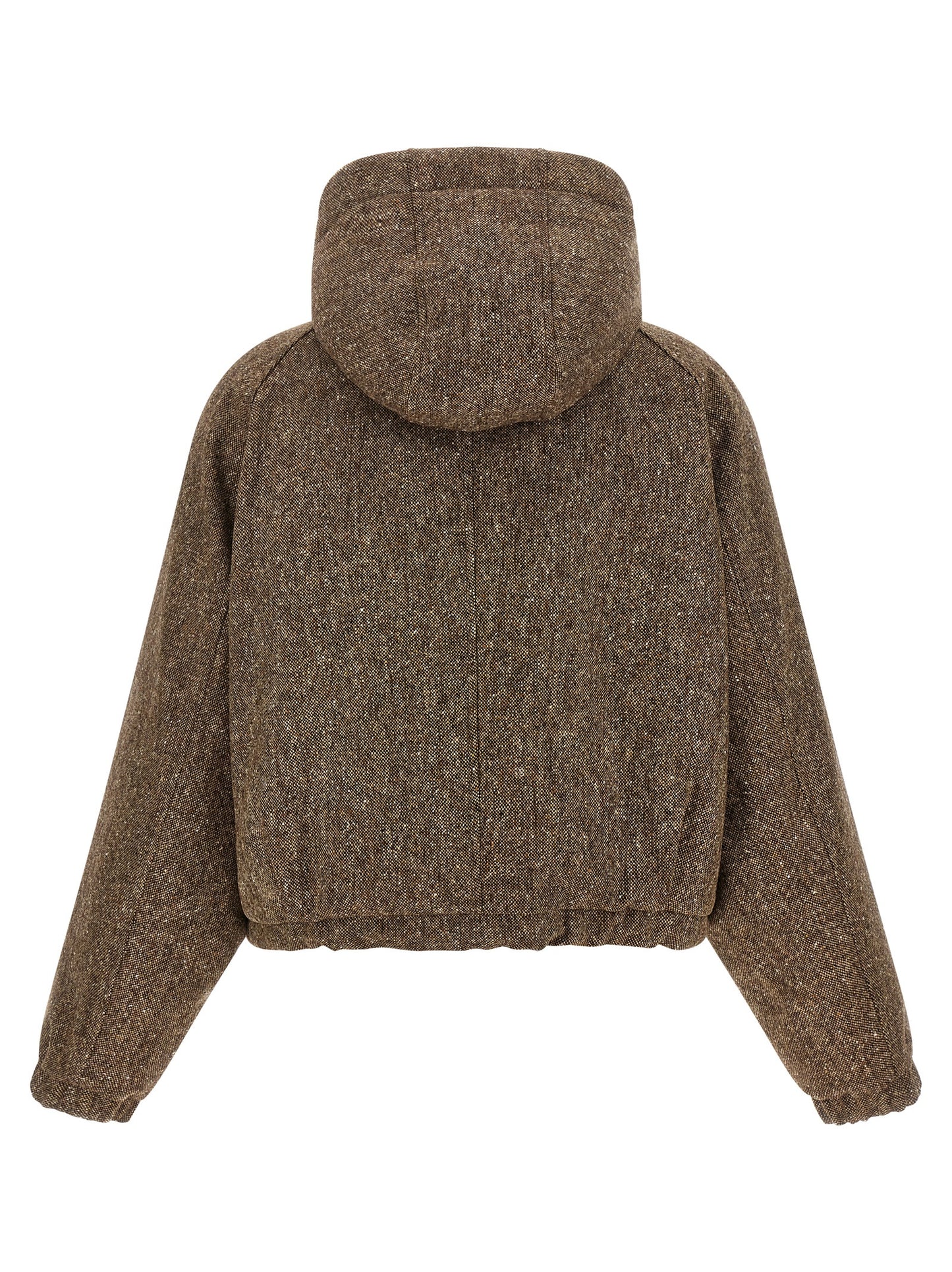 Brunello Cucinelli Women Donegal Tweed Down Jacket BRUNELLO CUCINELLI