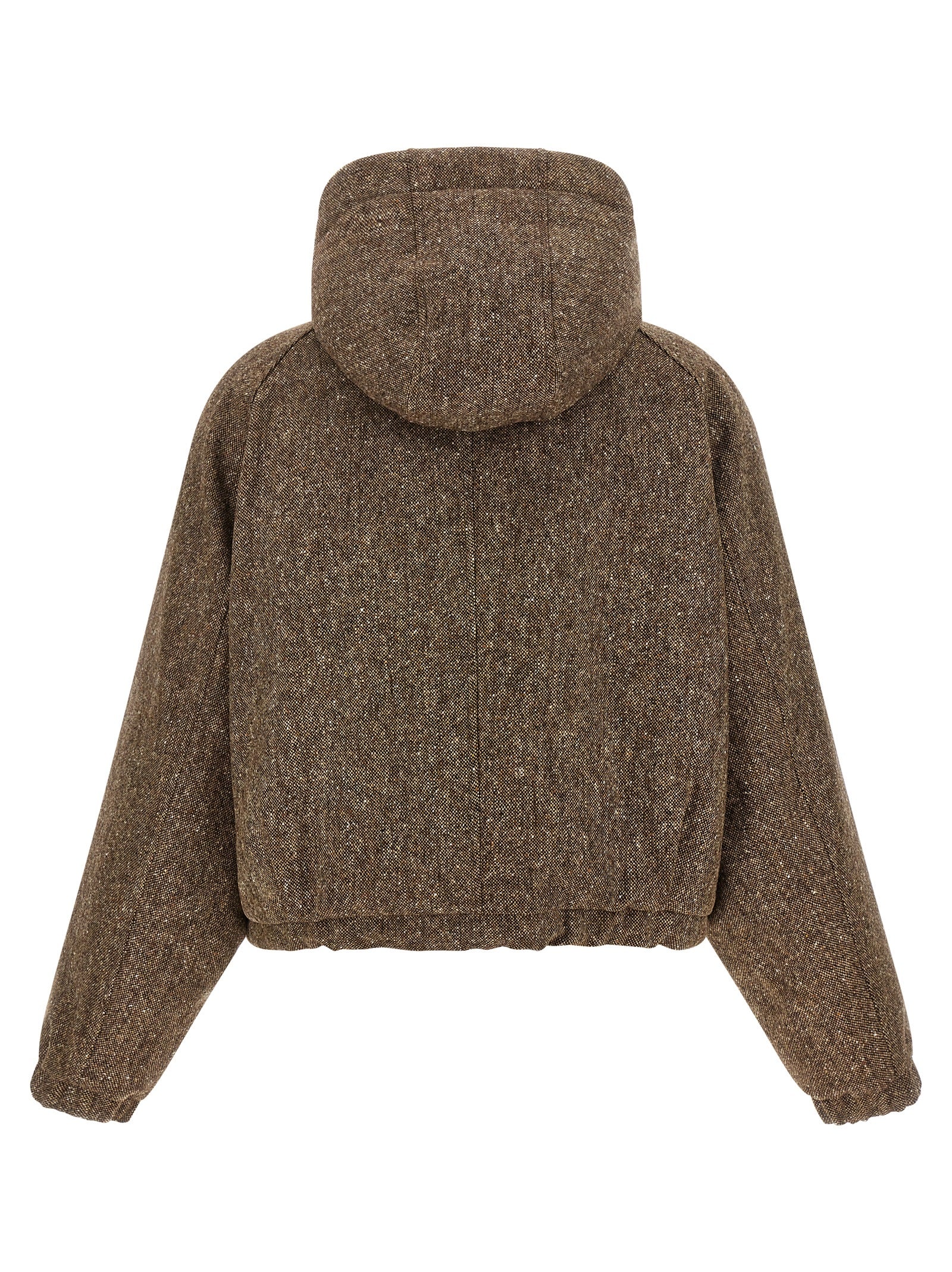 Brunello Cucinelli Women Donegal Tweed Down Jacket BRUNELLO CUCINELLI