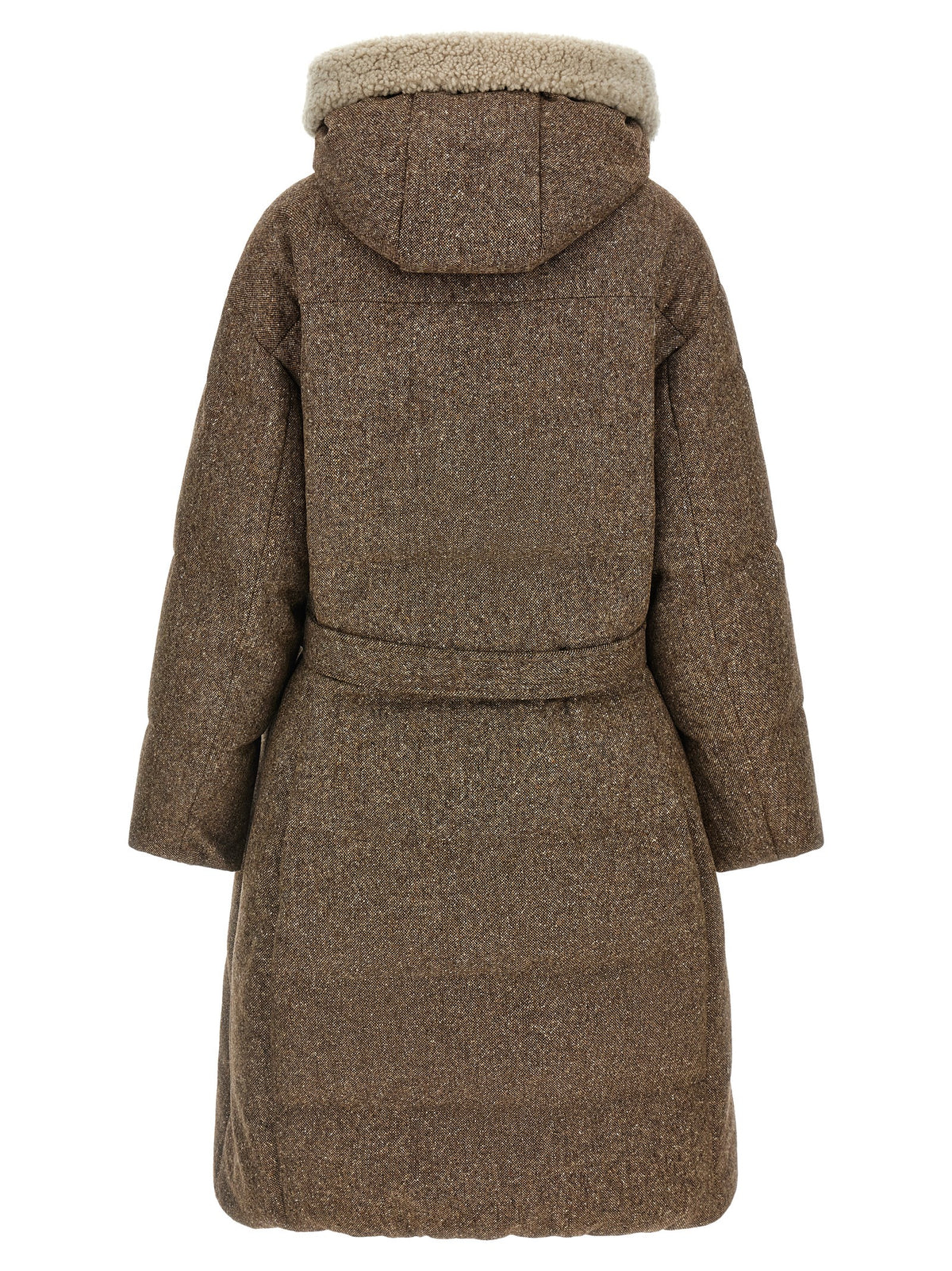 Brunello Cucinelli Women 'Shiny Zipper Pull' Down Jacket BRUNELLO CUCINELLI