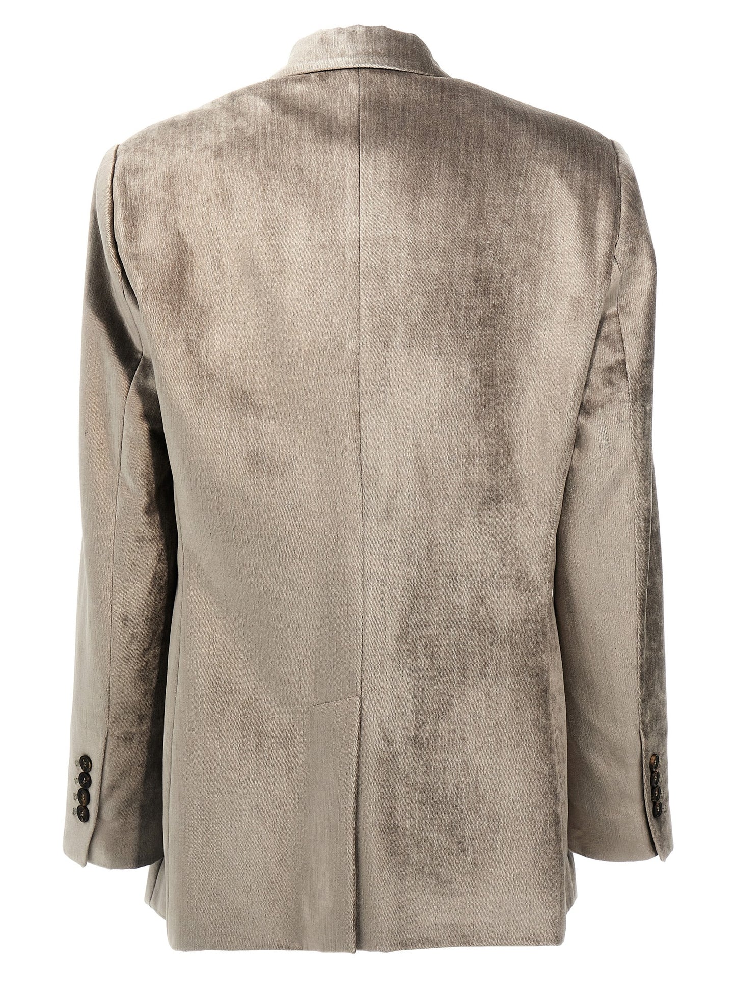 Brunello Cucinelli Women Single-Breasted Chenille Blazer BRUNELLO CUCINELLI